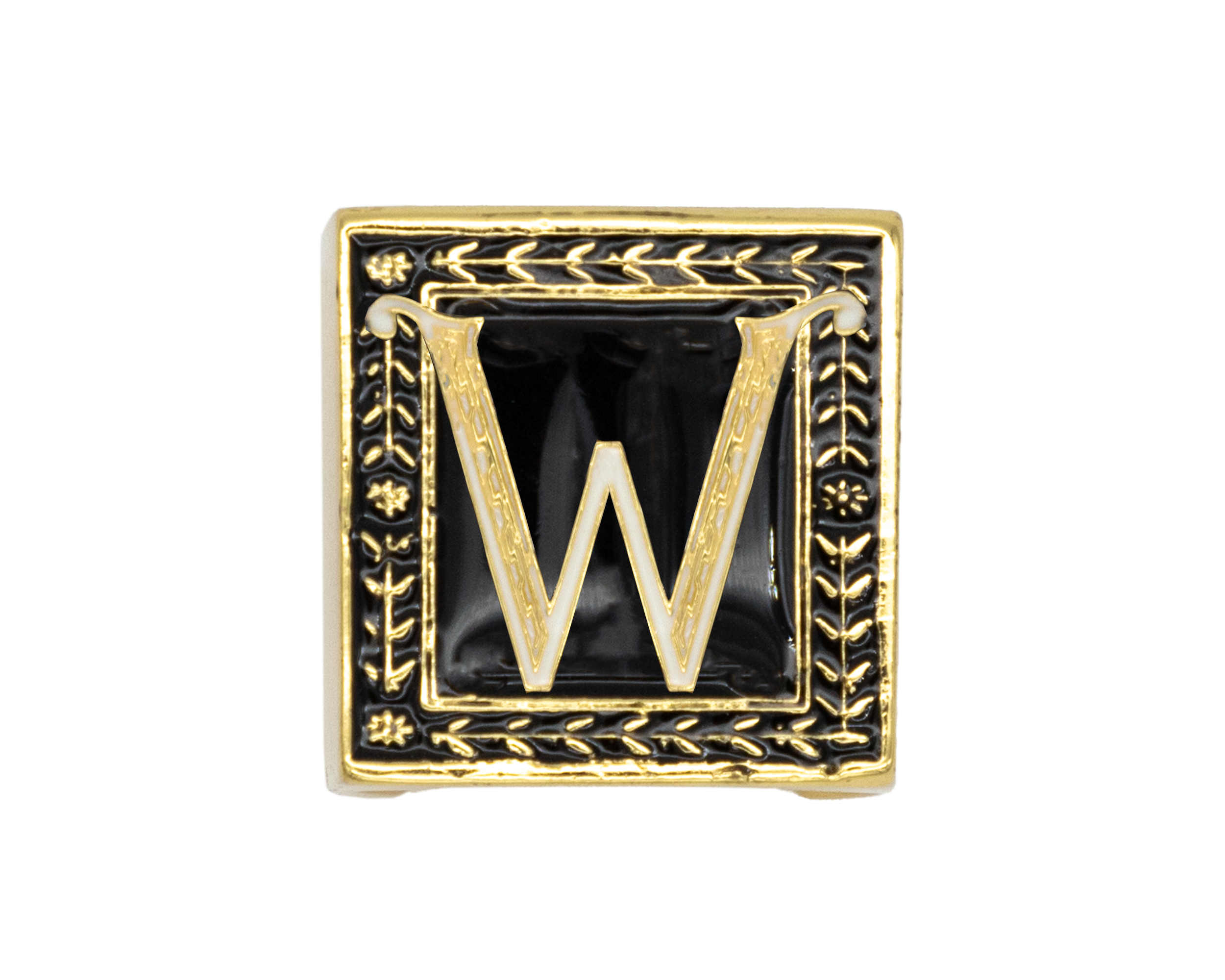 Anillo Cubo Letra W | J: Anillos Cubo Letras | Scribanus