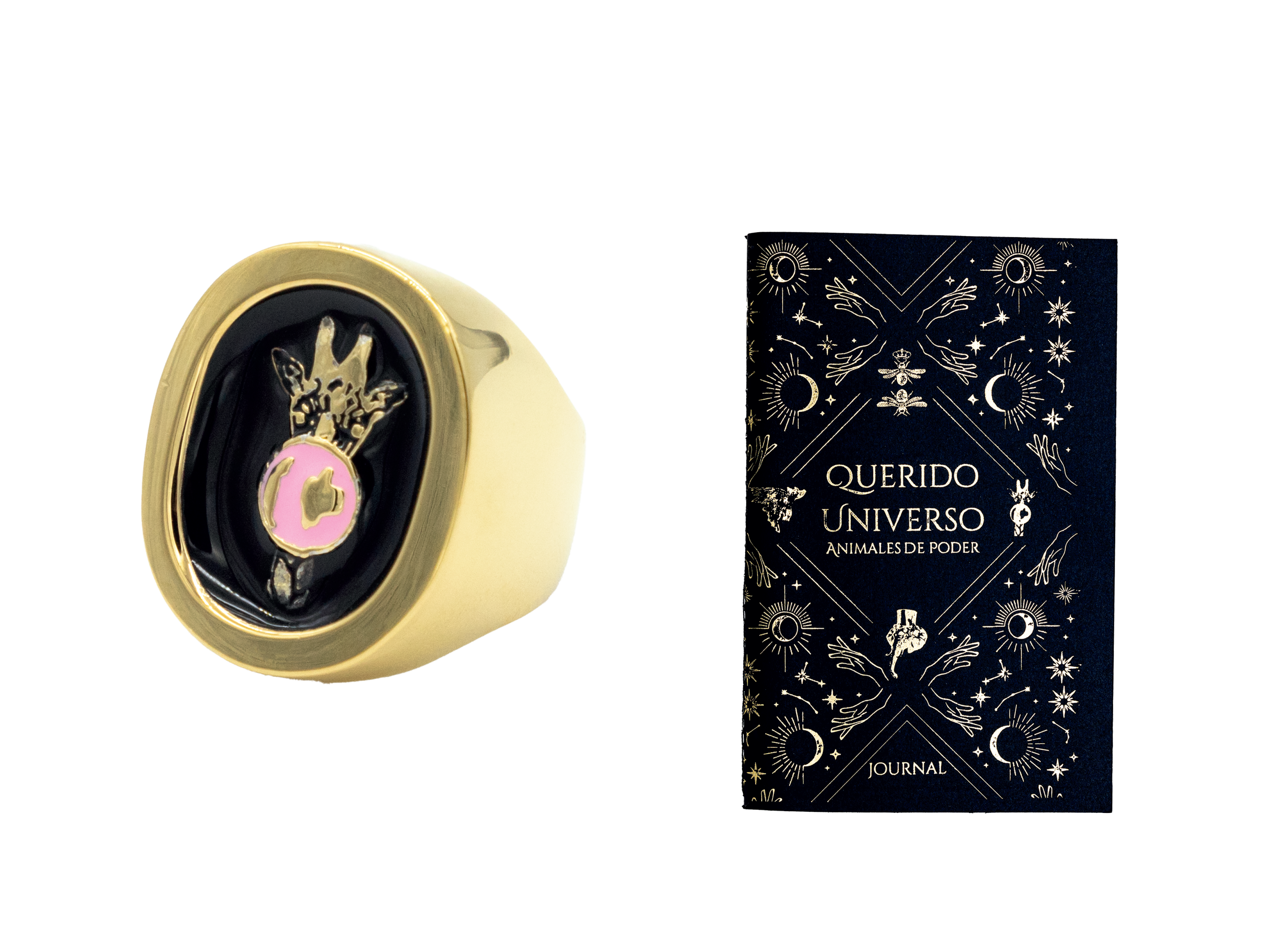 Anillo Jirafa Negro | J: Animales de Poder | Scribanus