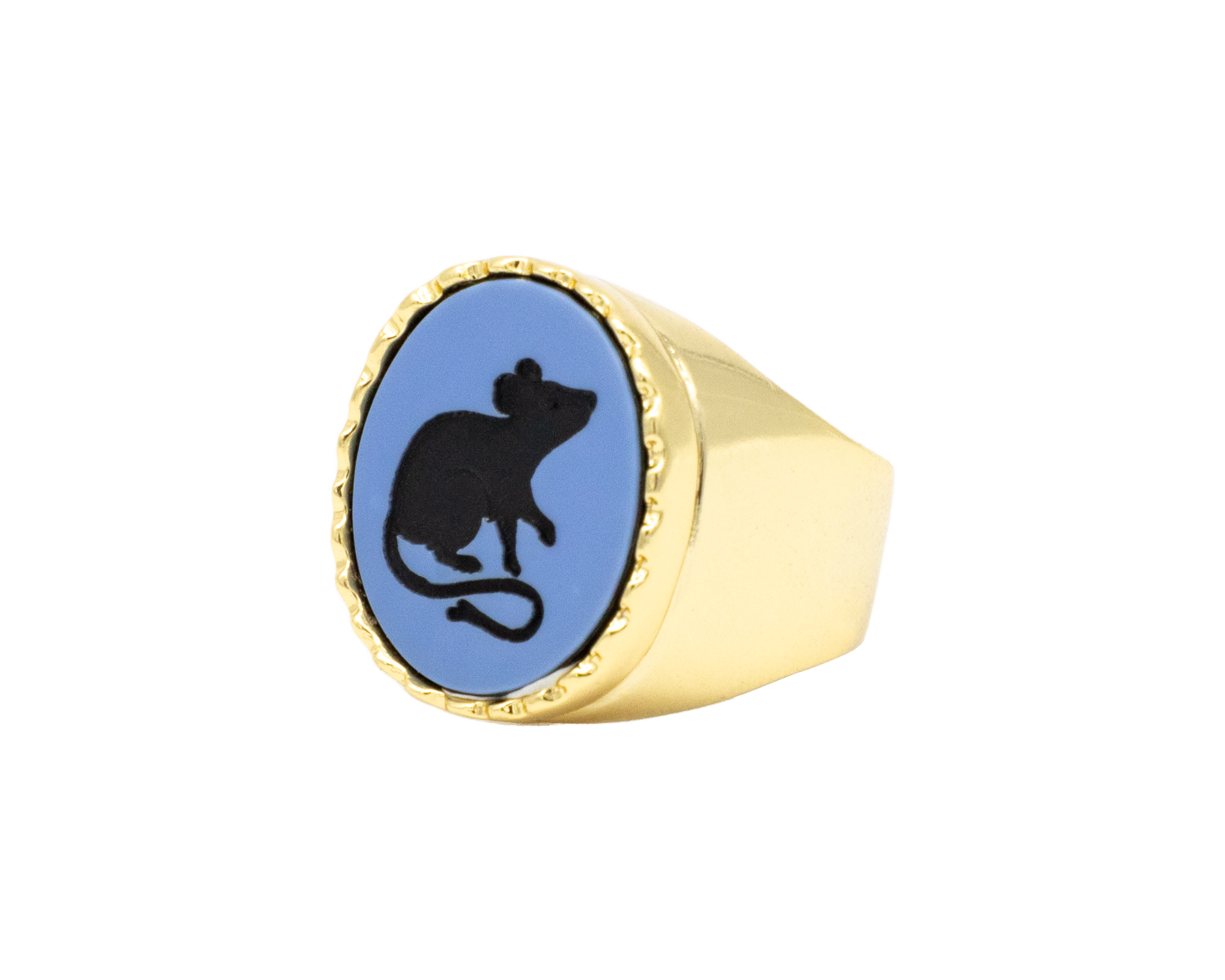 Anillo intaglio Ratón | INTAGLIO | Scribanus