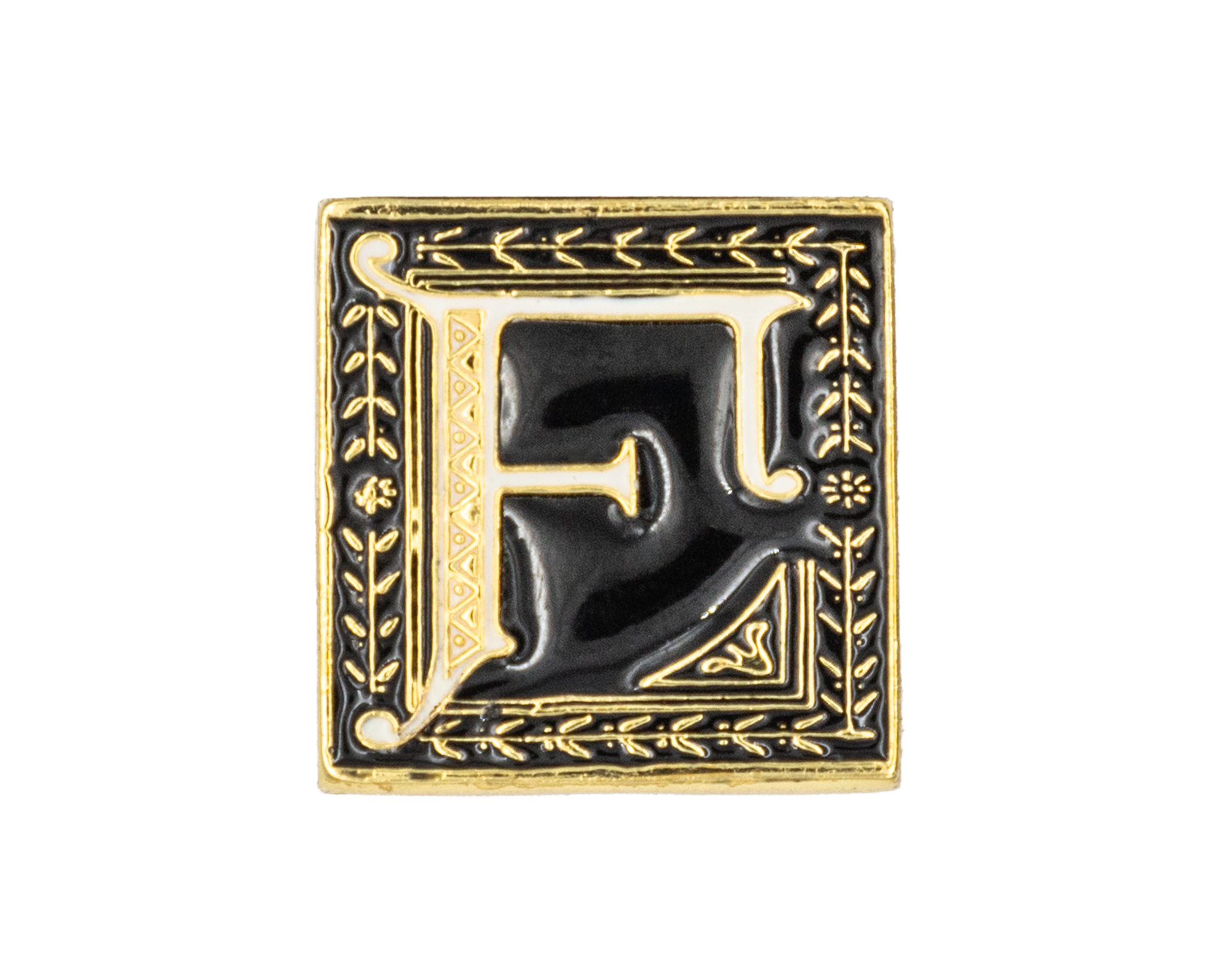 Anillo Cubo Letra F