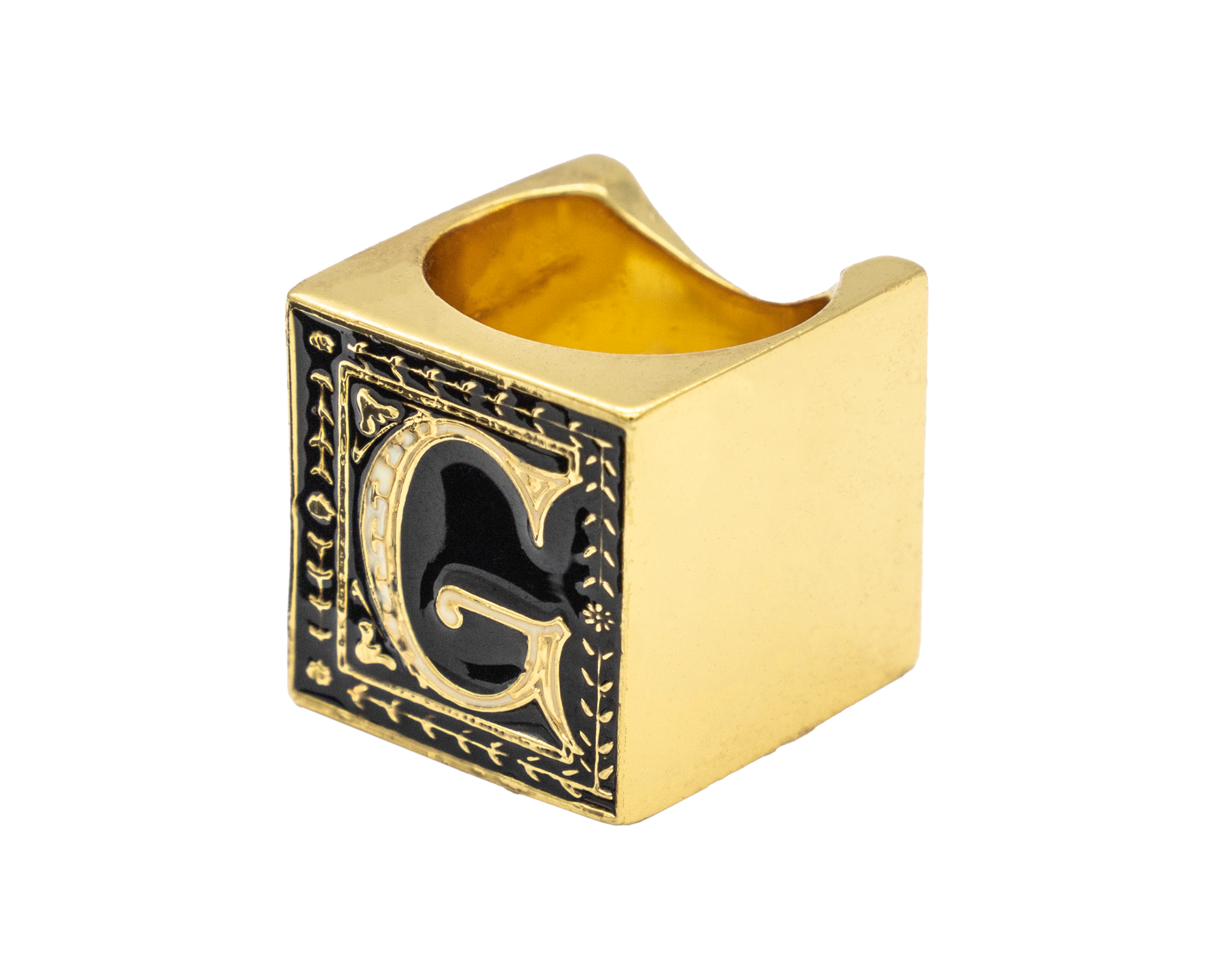 Anillo Cubo Letra G