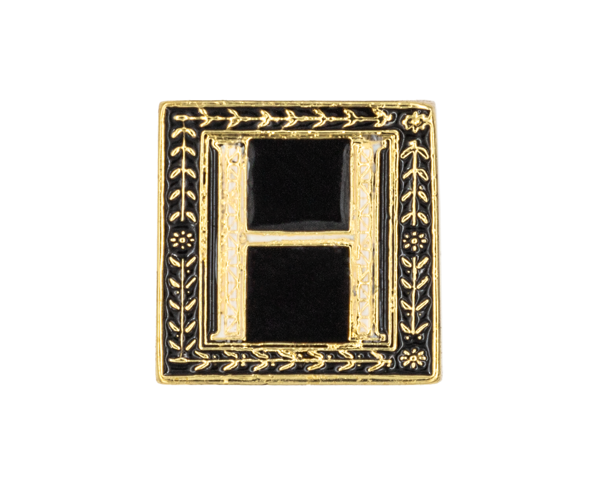 Anillo Cubo Letra H