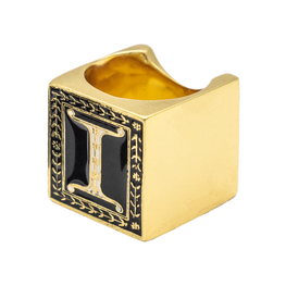 Anillo Cubo Letra I