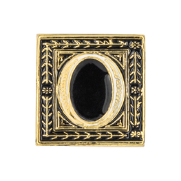 Anillo Cubo Letra O
