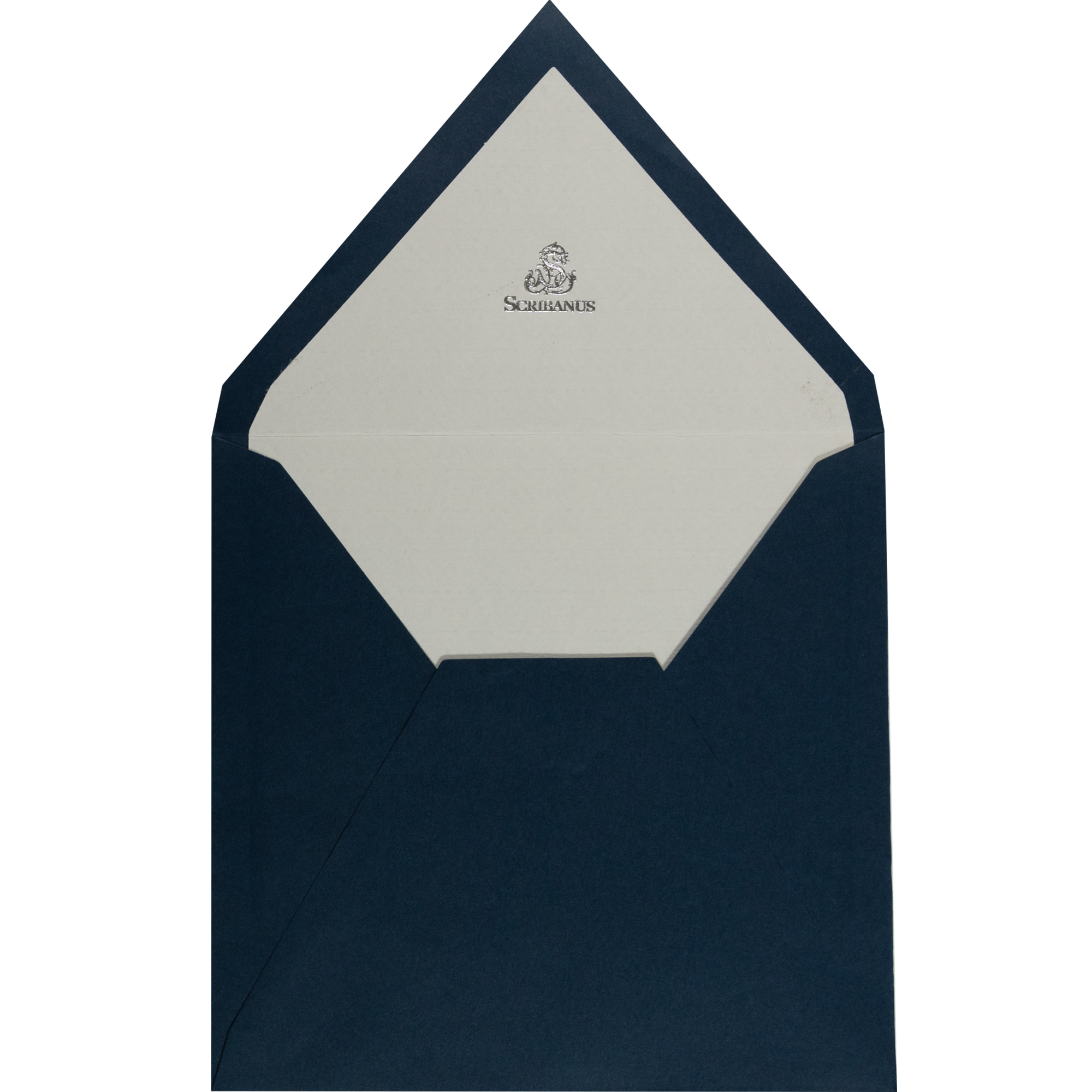 Large Navy Blue Lining Envelope