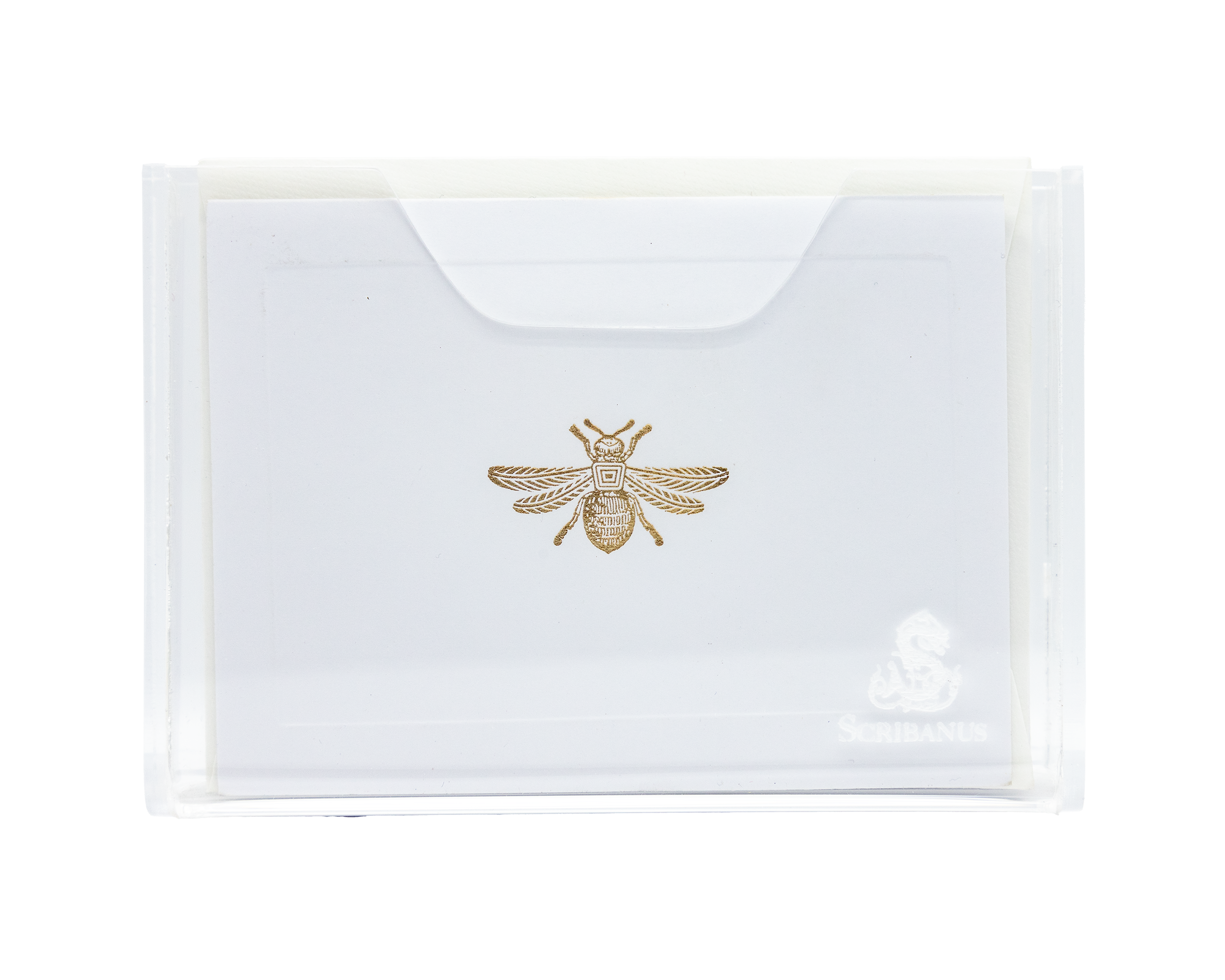 Bolo Abeja grabado estuche acrílico | C: Bolos | Scribanus