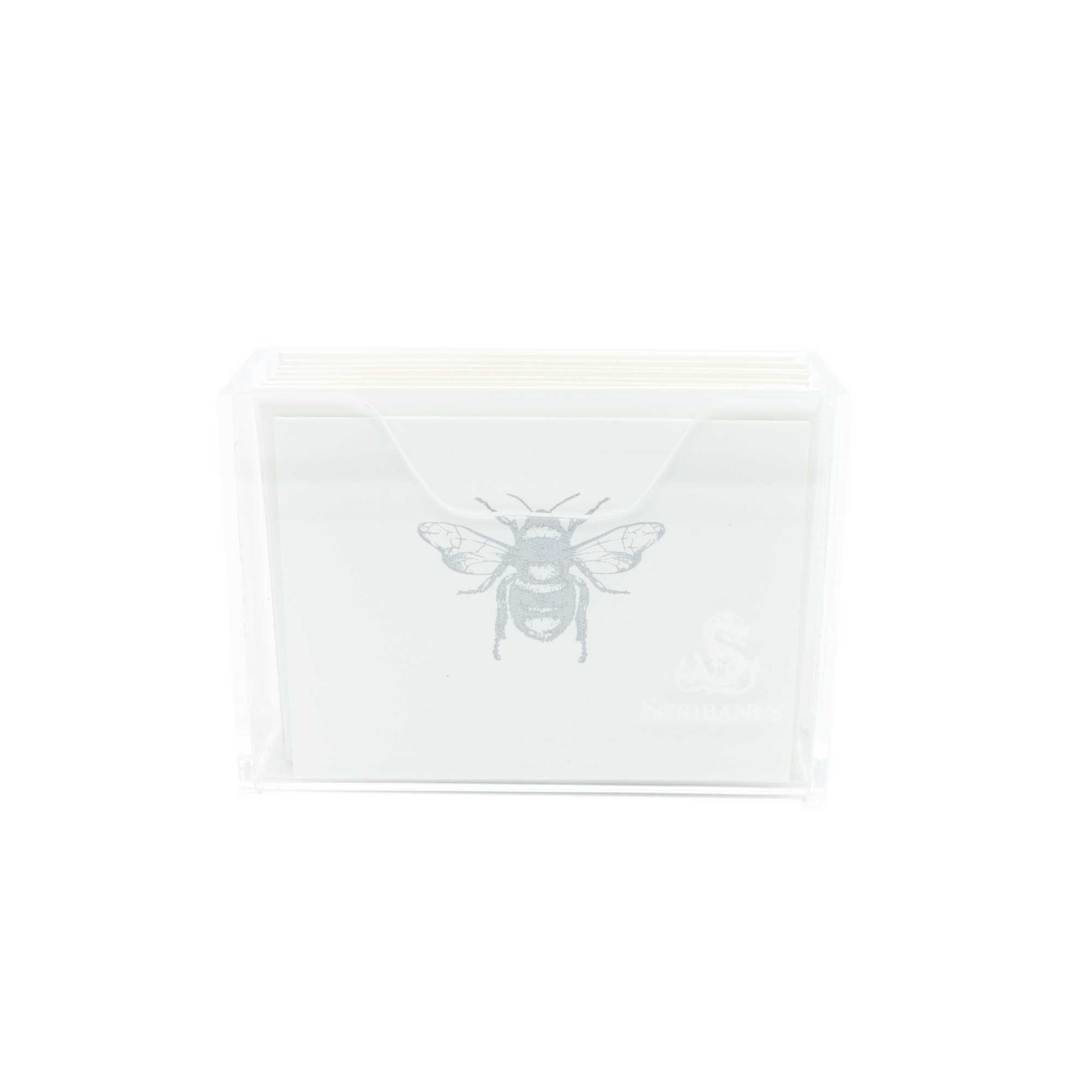 Bolo Abeja plata estuche acrílico | C: Bolos | Scribanus