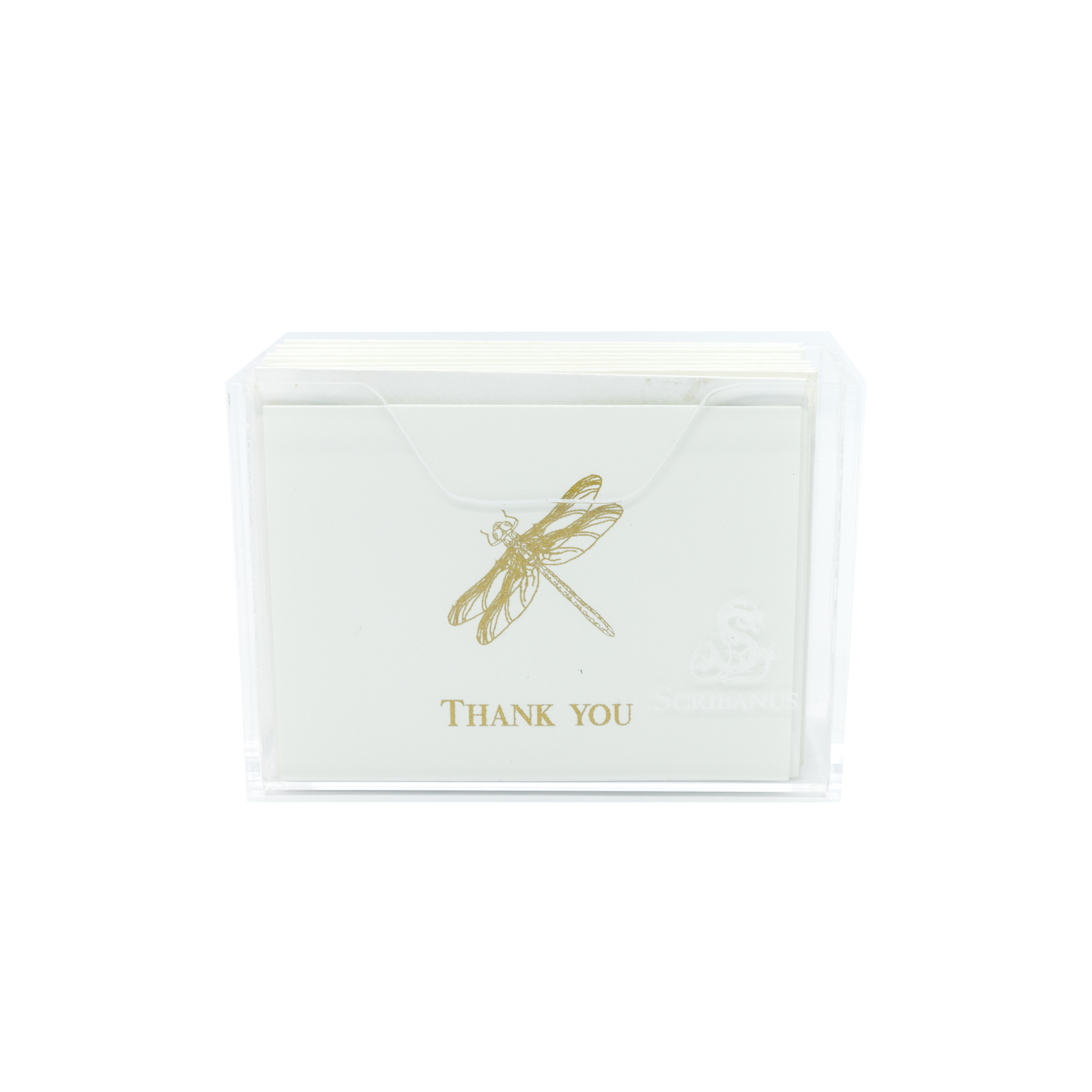 Bolo Libélula "Thank you" estuche acrílico | C: Bolos | Scribanus