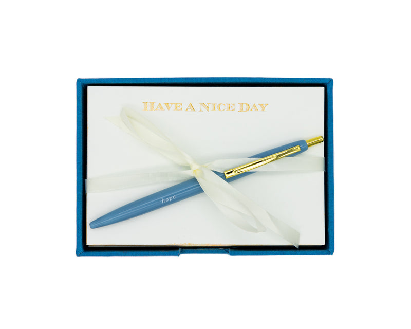 Charola Tarjetas -Have a Nice Day- + Pluma | AP: Charolas Tarjetas | Scribanus
