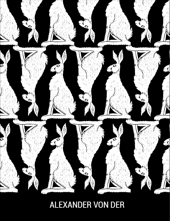 Vintage Mini Double Rabbit Card