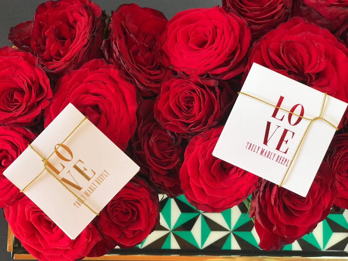 Tarjeta Mini Doble "Love"