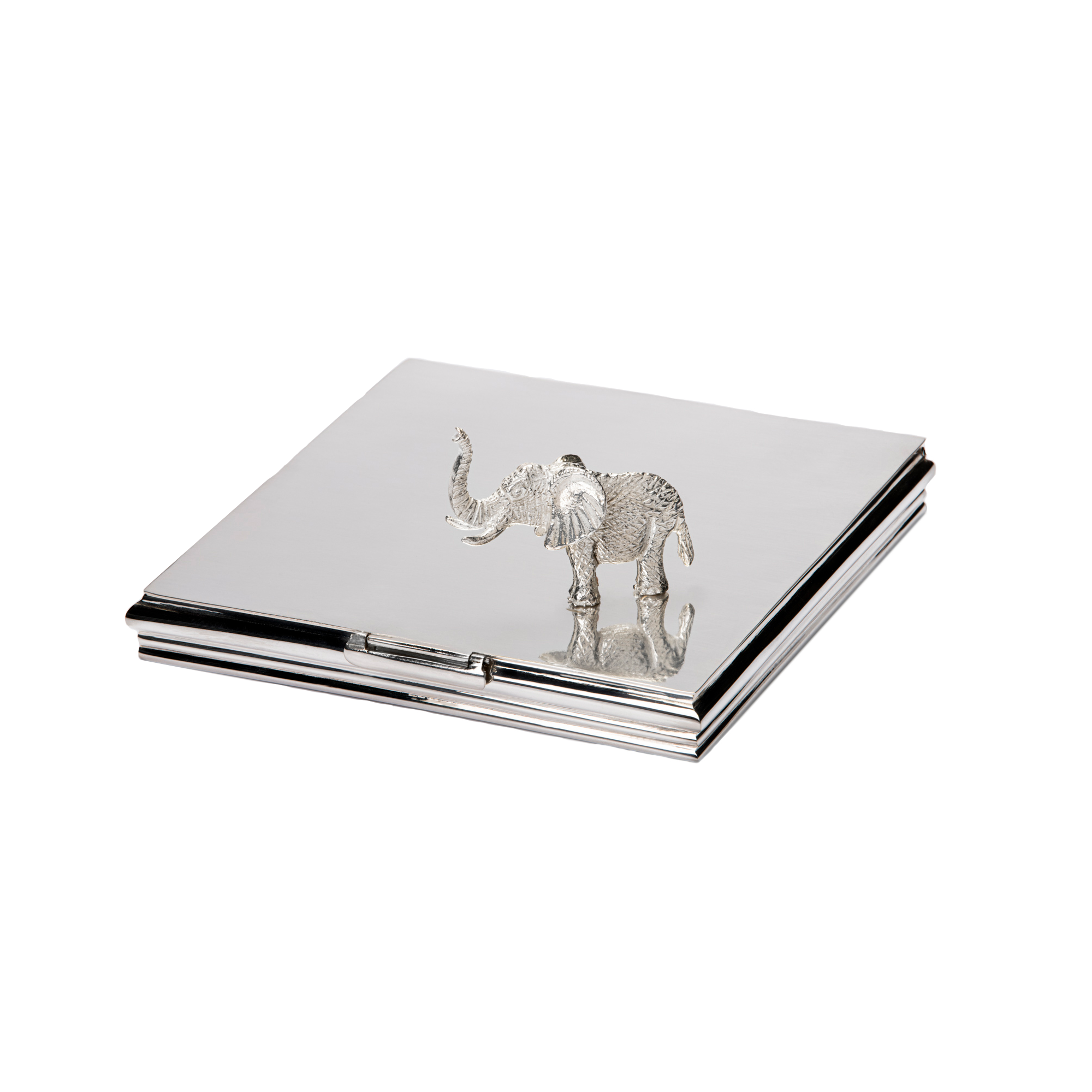 Caja Baño Plata con Tarjetas y Sobres Elefante - Personalizable