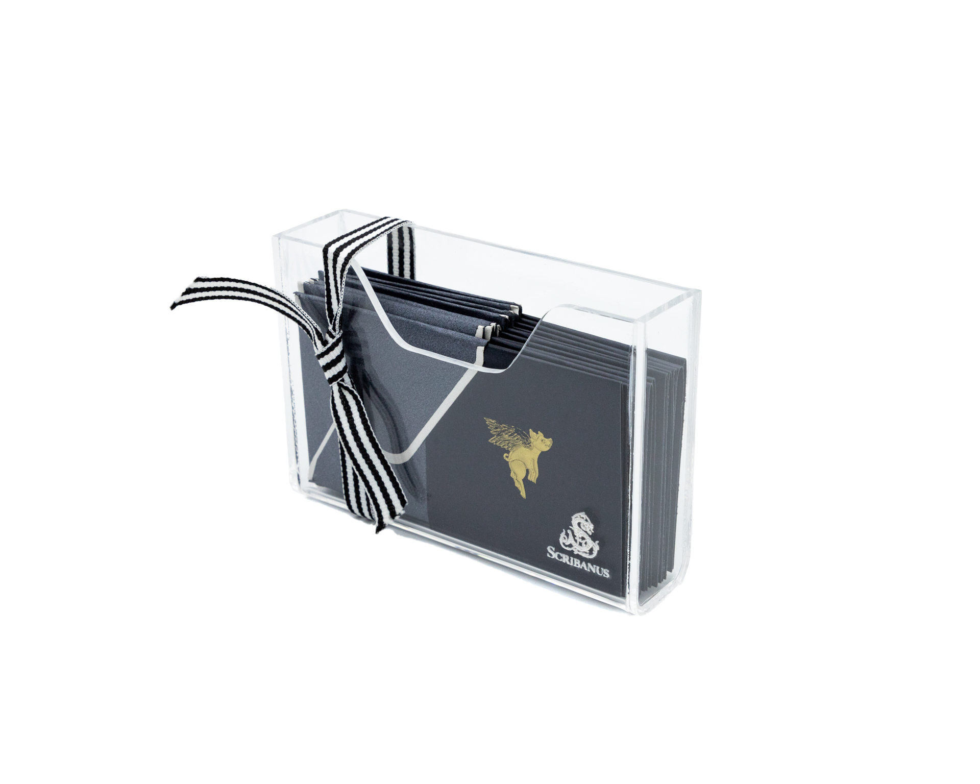 Estuche acrilico Cerdito Alas mini | CT: Cajas de Acrílico | Scribanus
