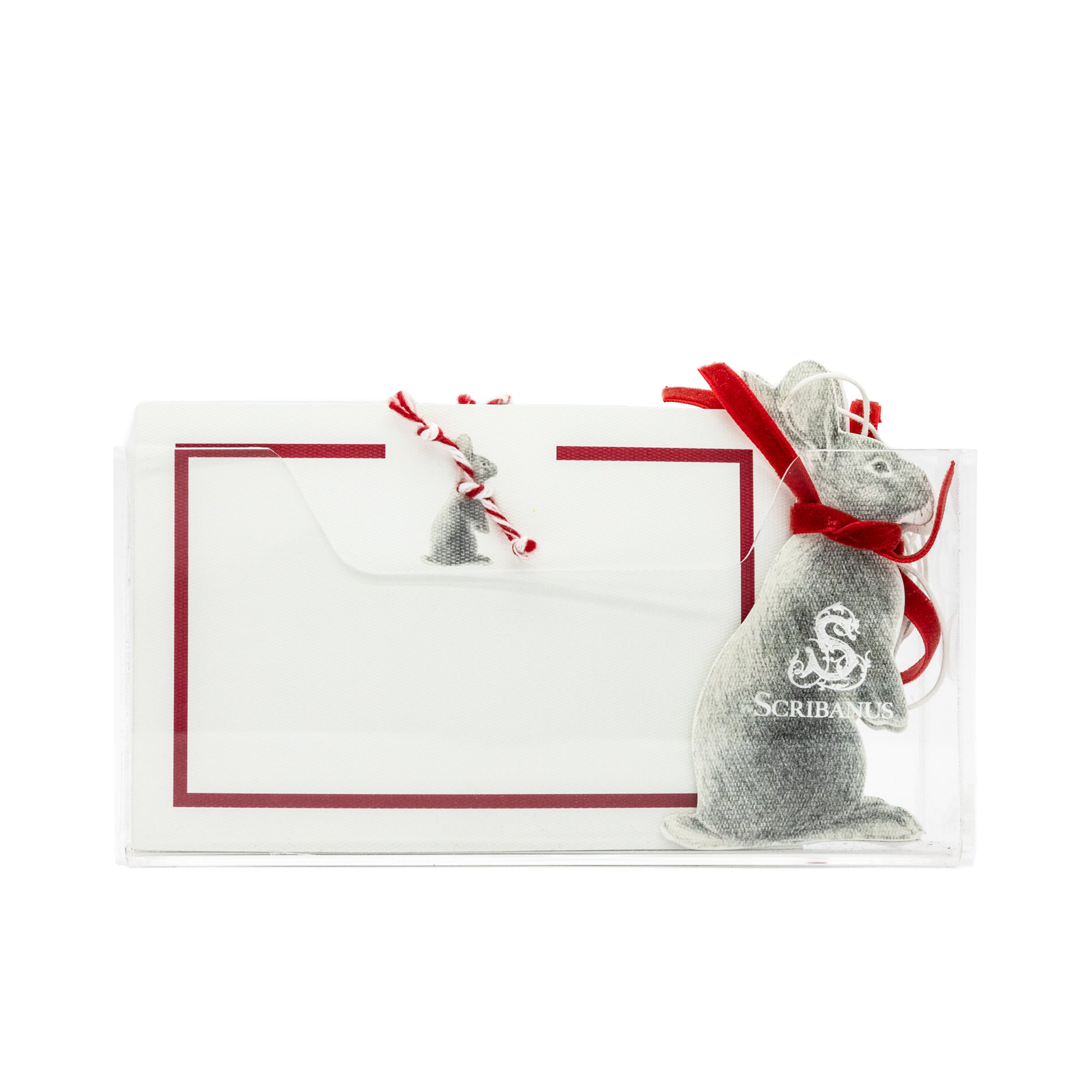Estuche acrilico Conejo Bufanda | CT: Cajas de Acrílico | Scribanus