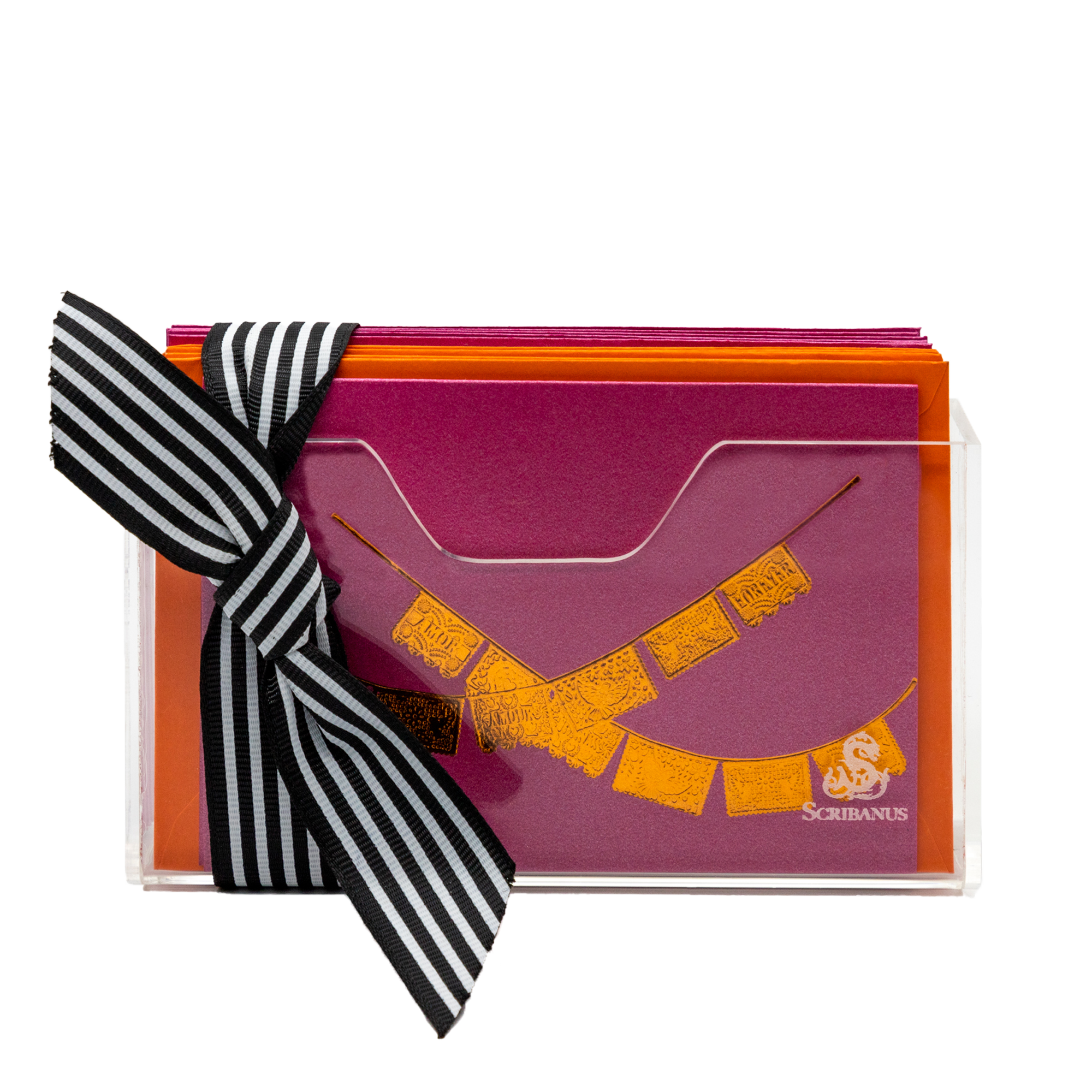 Estuche acrilico Papel Picado | CT: Cajas de Acrílico | Scribanus