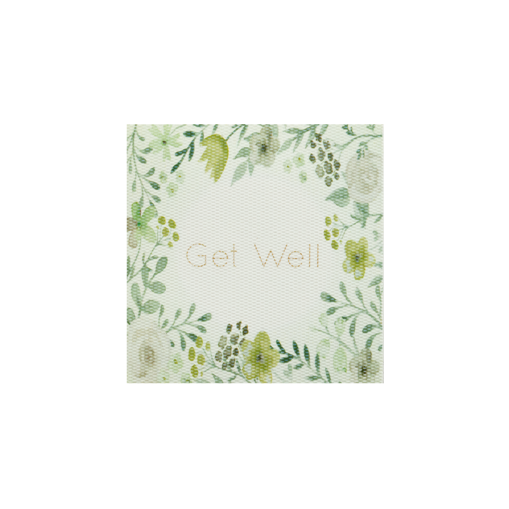 Get Well Soon Mini Double Flower Card