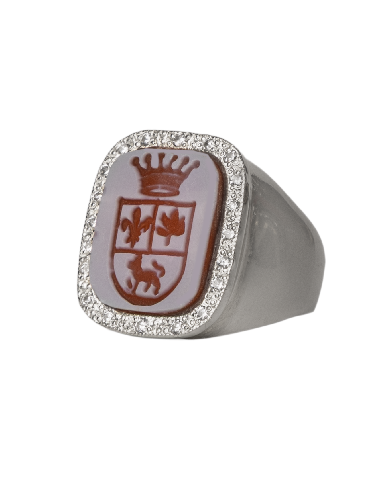 Heráldico en Plata con piedras - custom made | HERÁLDICA Y MONOGRAMAS | Scribanus
