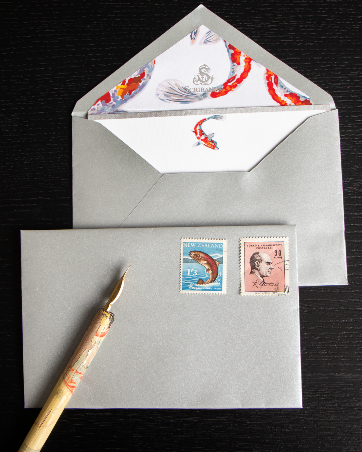 Koi Card and Medium Envelope