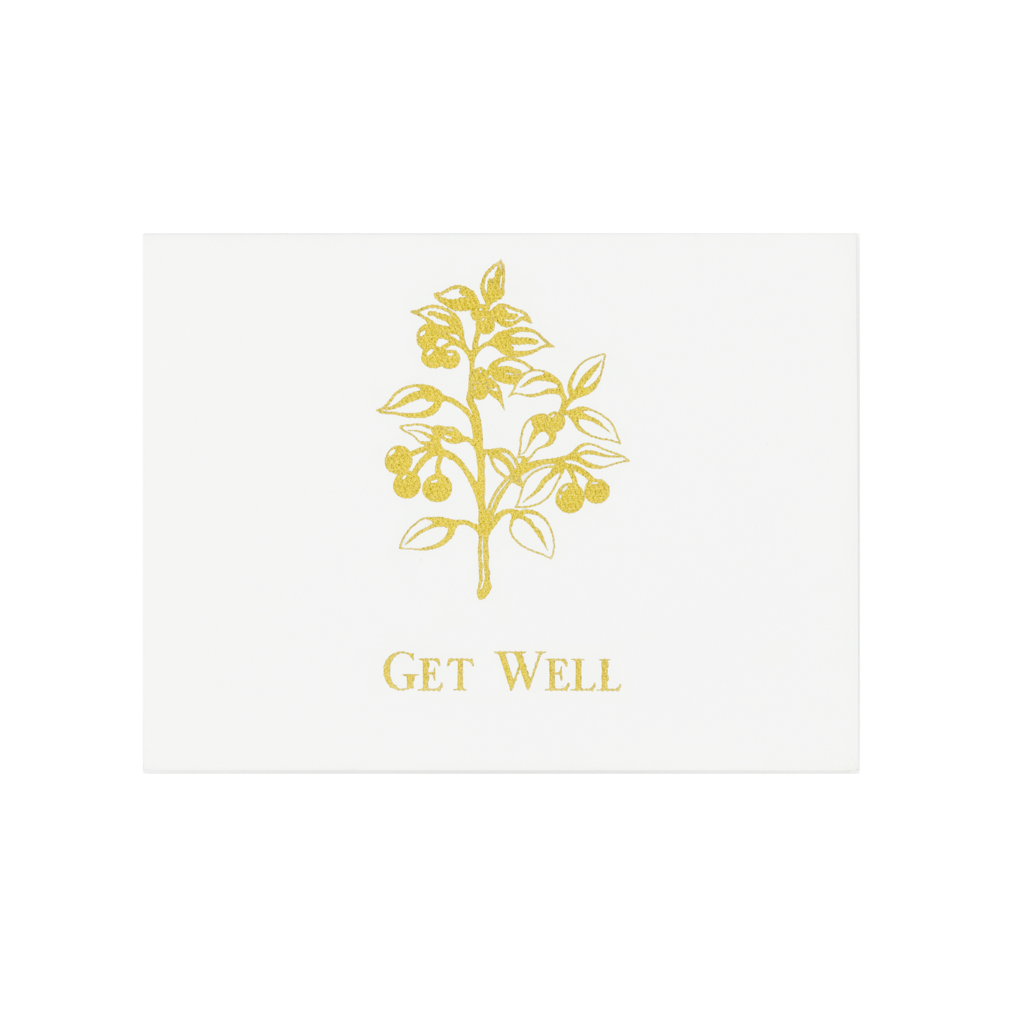 Tarjeta Botánico "Get Well"