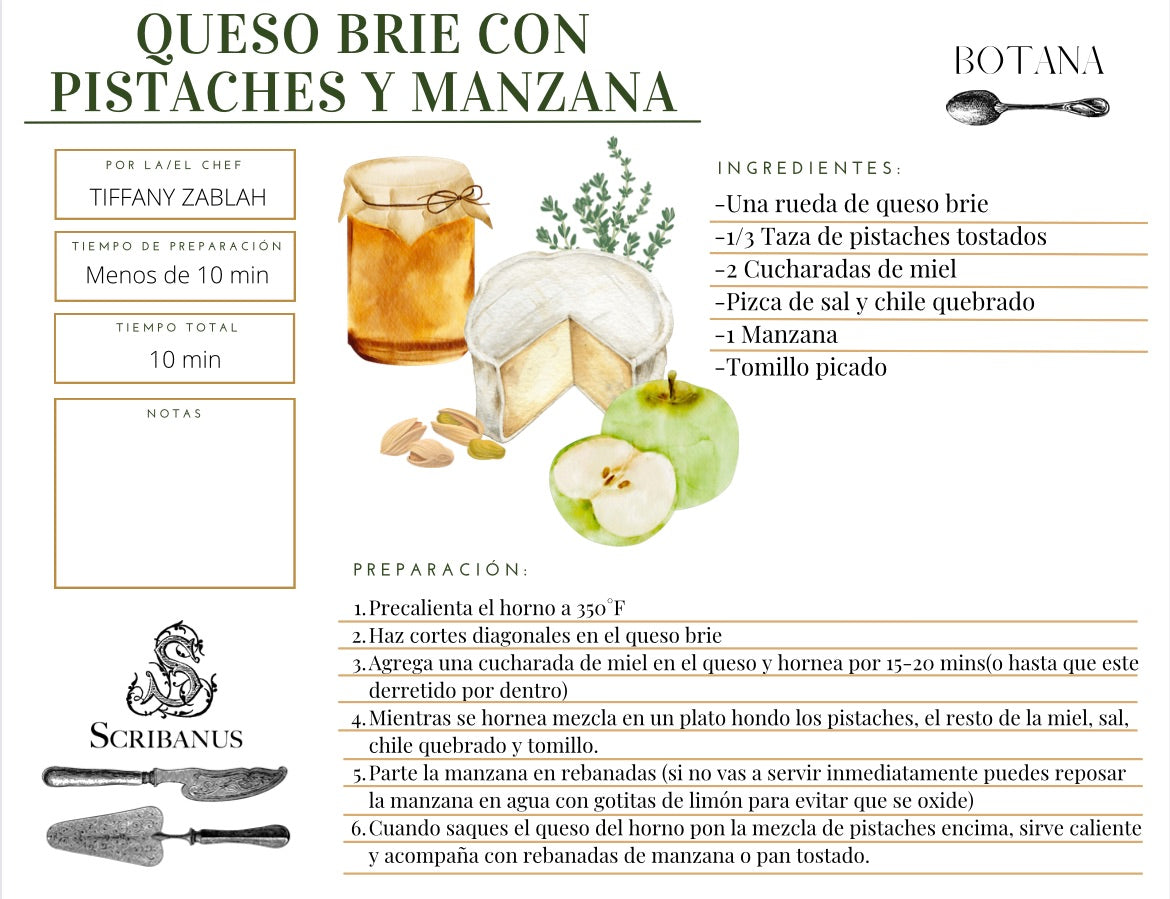 Recetario | Guía de Regalos | Scribanus