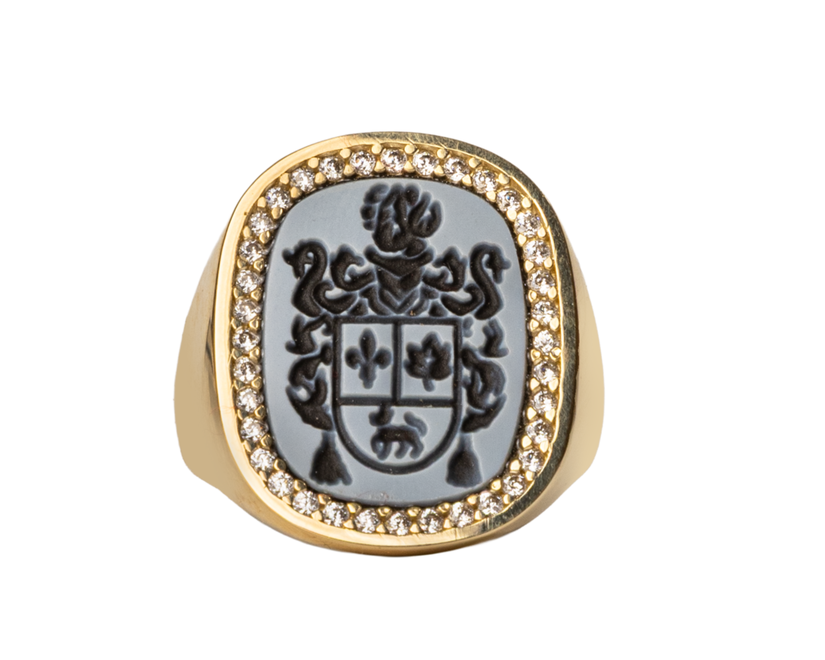 Heráldico Oro con brillantes -custom made
