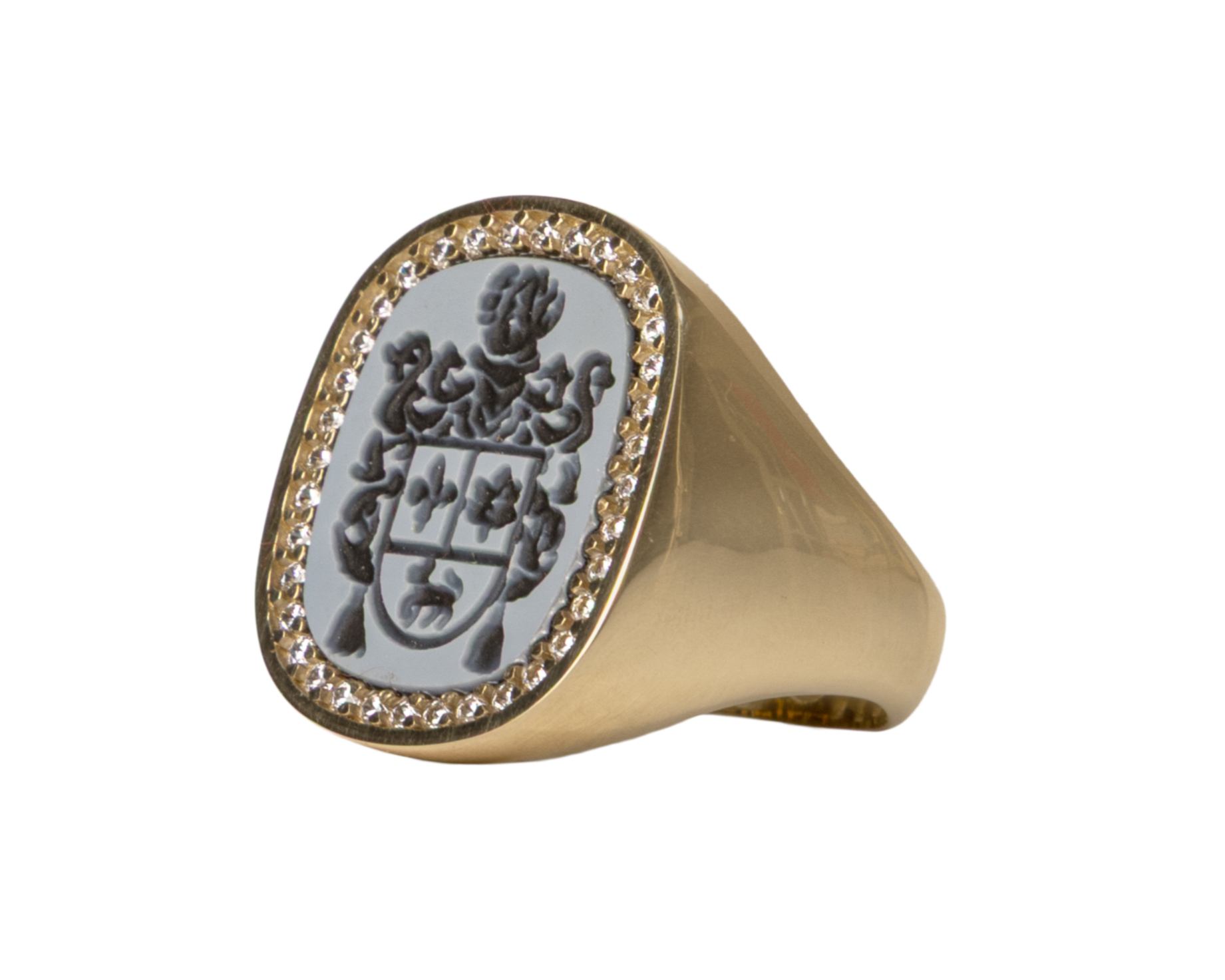 Heráldico Oro con brillantes -custom made