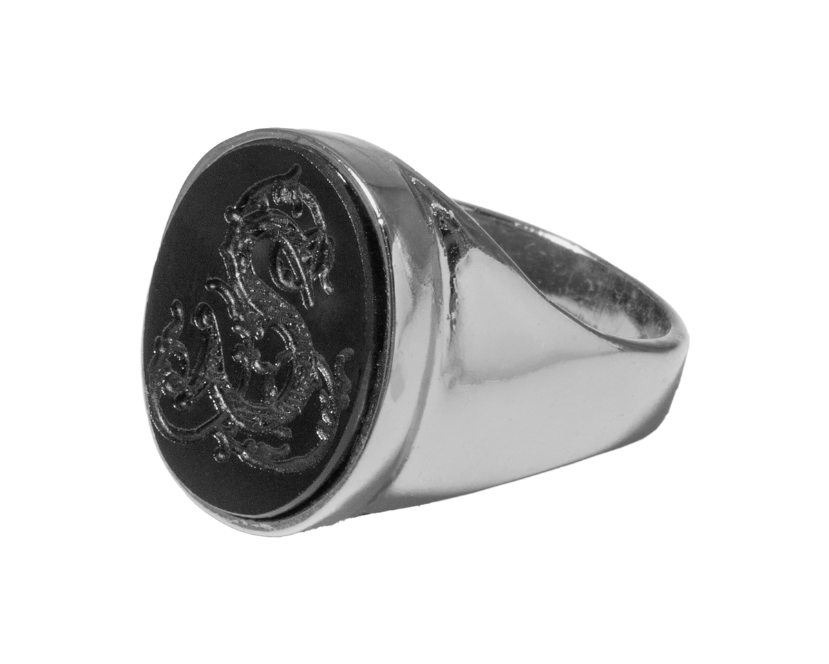 Anillo Monograma Piedra
