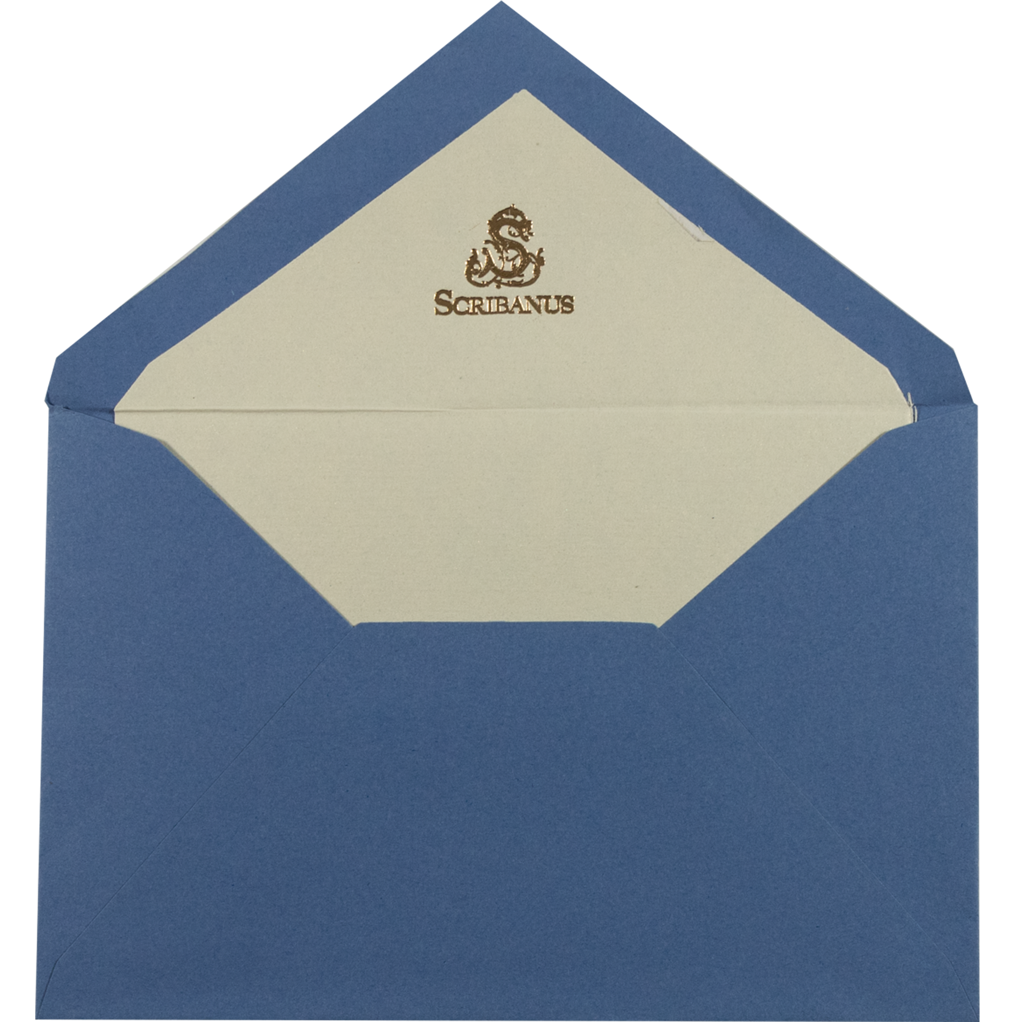 Sobre Azul Celeste Forro Crema brillos | P: Sobres Medianos | Scribanus