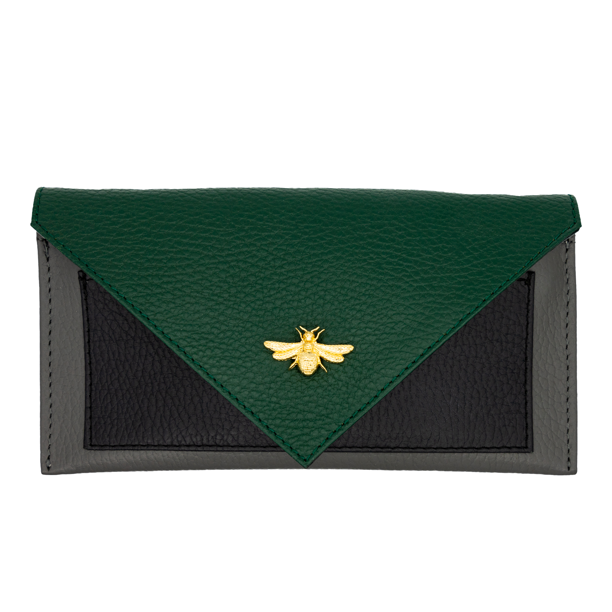 Sobre Bolsa Acordeón Adorno Abeja  Tricolor VGN | A: Sobre Bolsa Acordeón | Scribanus