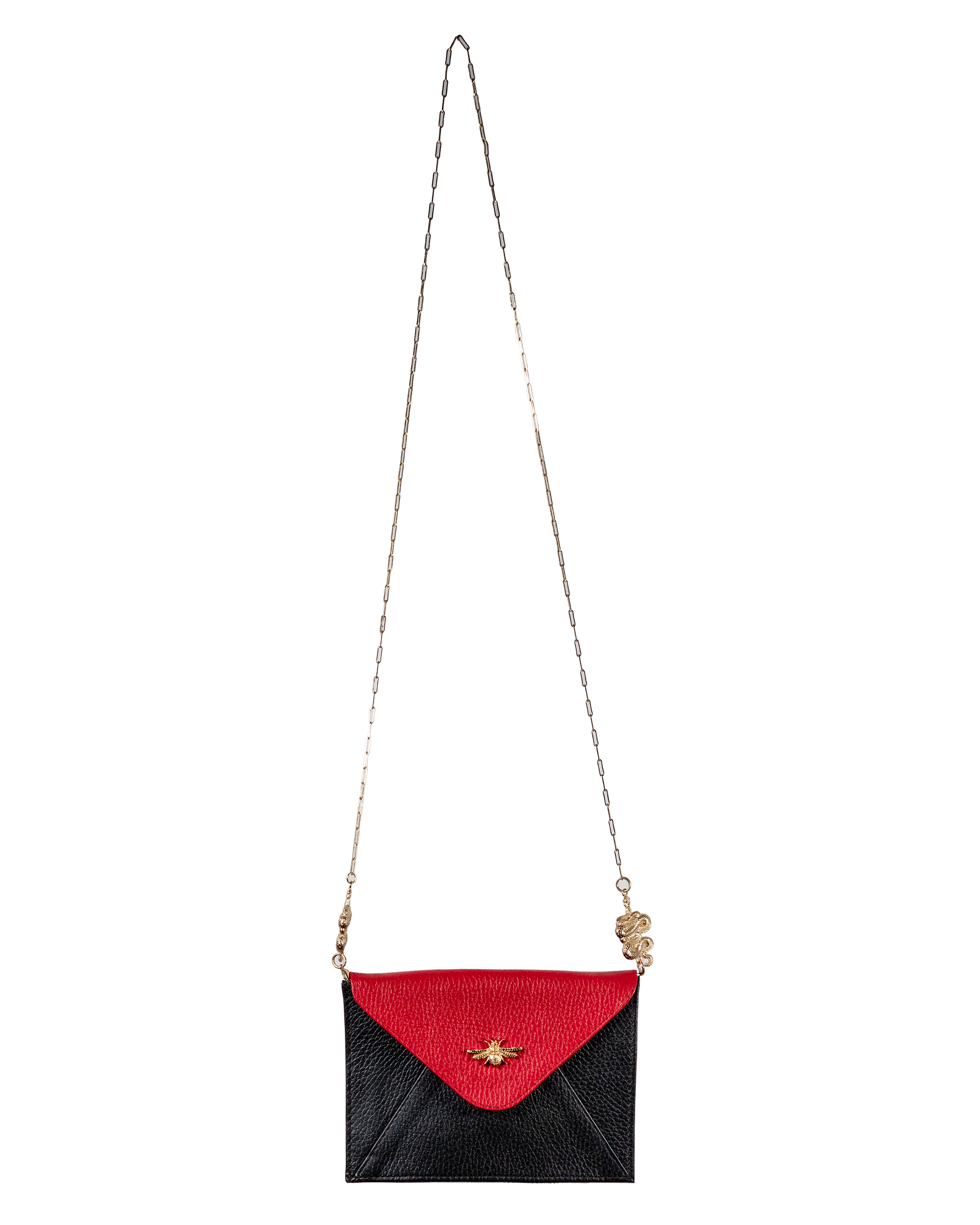 Sobre Bolsa Adorno Abeja Bicolor R/N | A: Sobre Bolsa | Scribanus