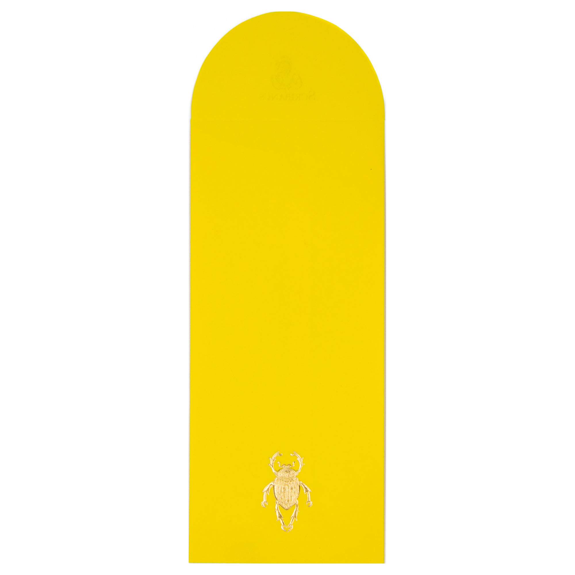 Sobre Dinero Grabado Escarabajo Amarillo | Scribanus