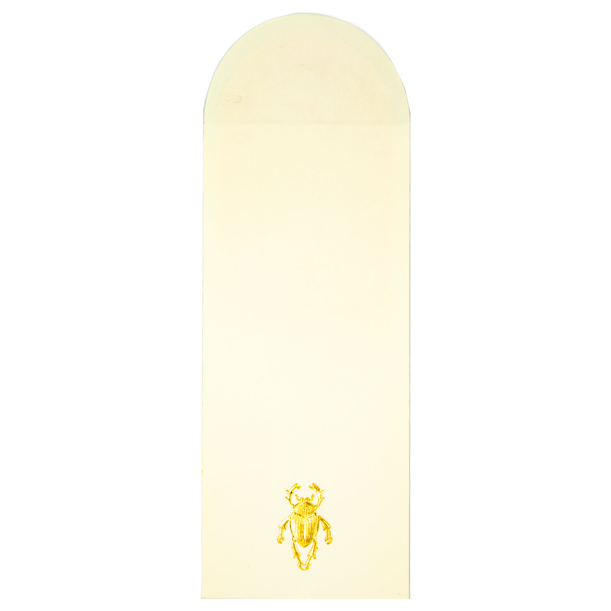Sobre Dinero Grabado Escarabajo Beige | Scribanus