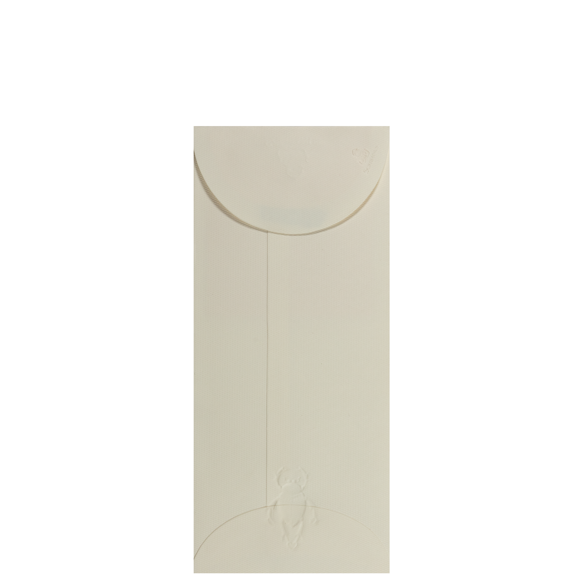 Sobre Dinero Grabado Escarabajo Beige | Scribanus