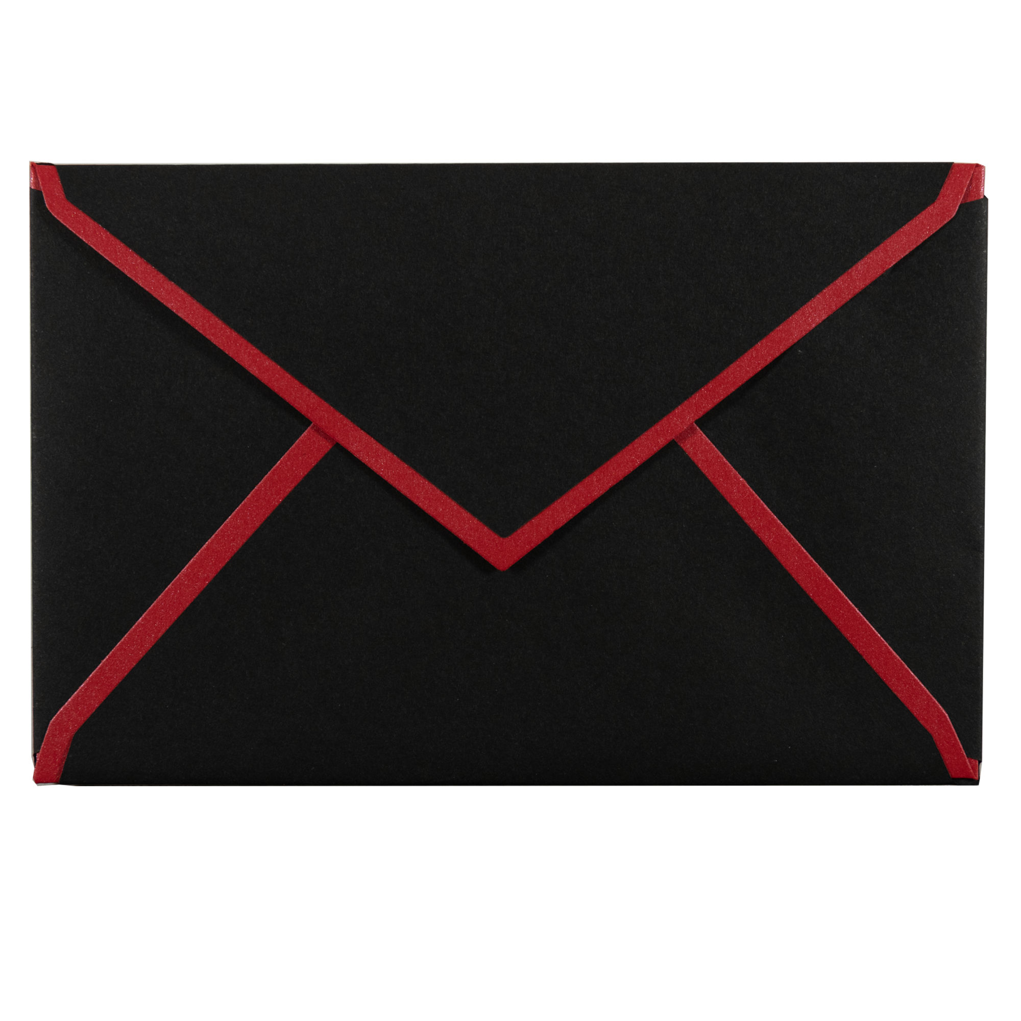 Sobre Negro Filo Rojo | P: Sobres Medianos | Scribanus