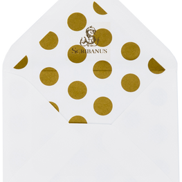 Sobre Chico Blanco Forro Polka Dots