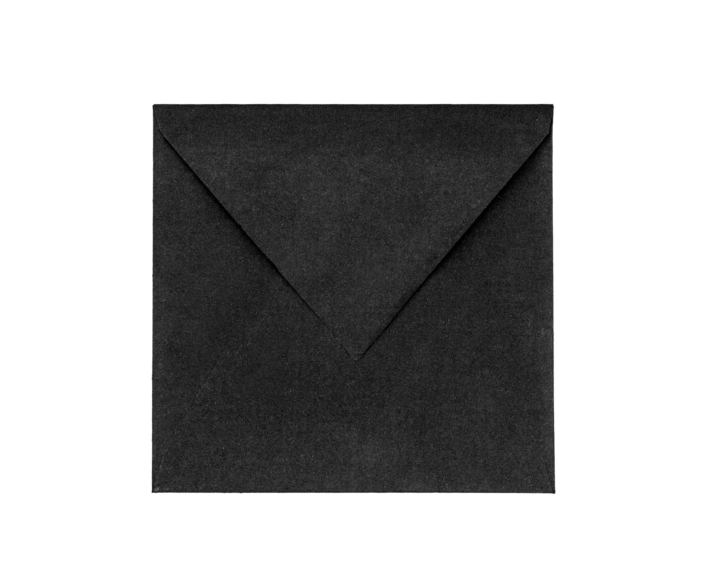 Large Black Envelope Striped Lining