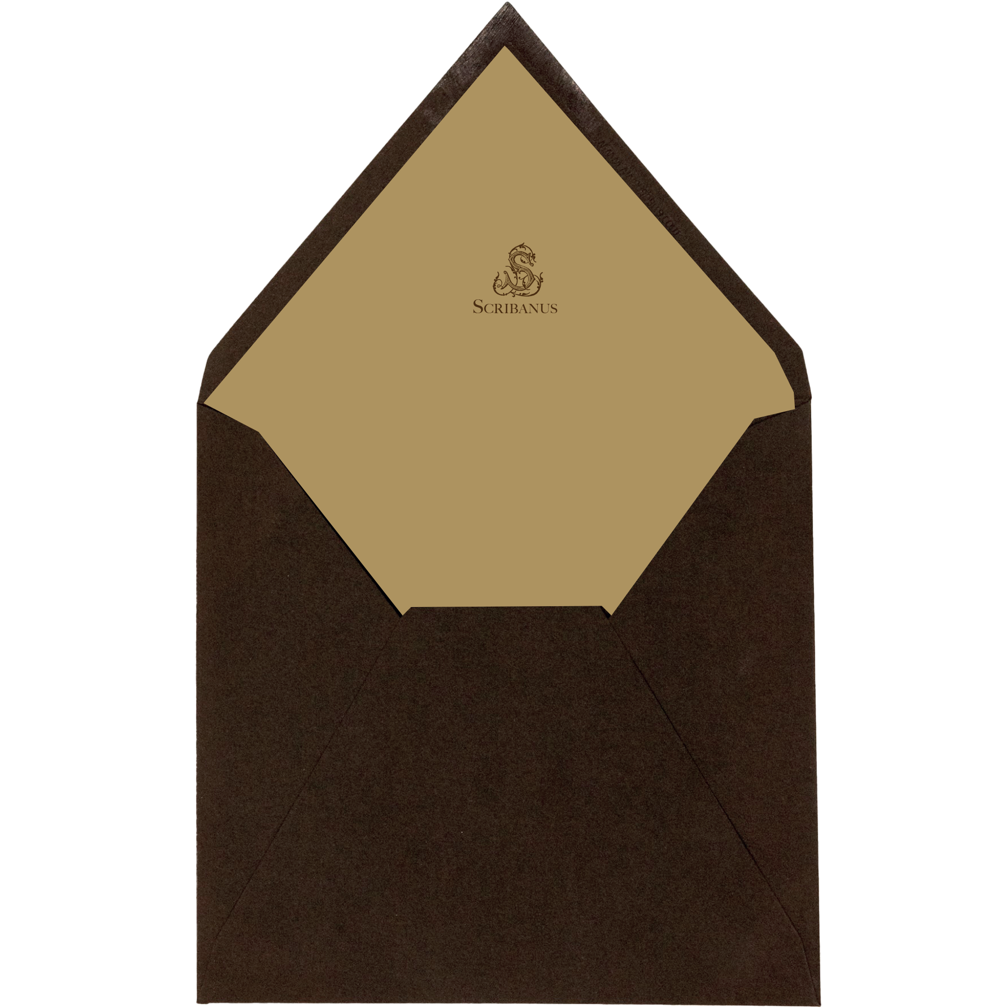 Copper / Brown Envelope Large Gold Lining