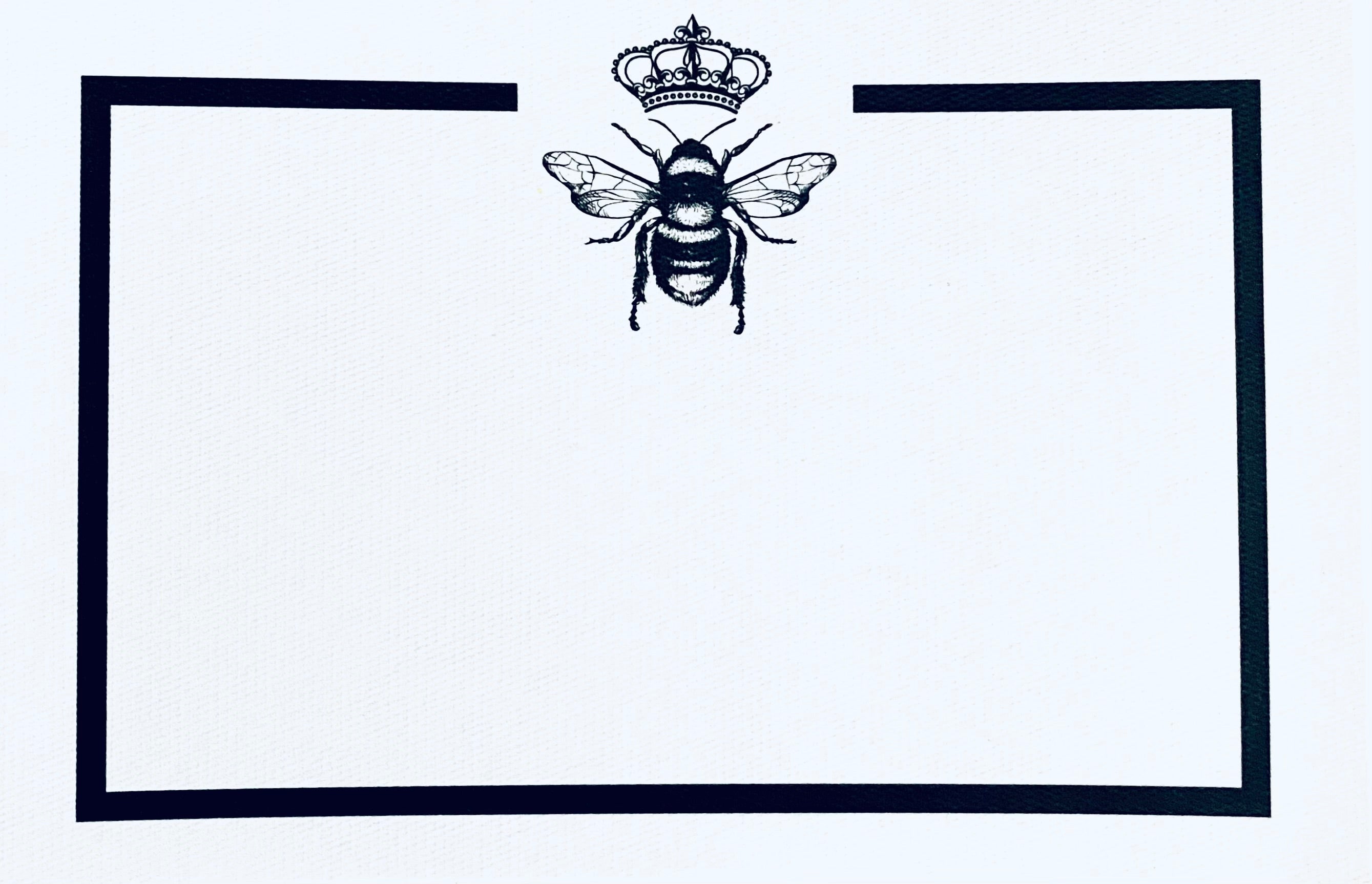 Tarjeta Abeja Reina "Have a Nice Day" Mediana | Tarjetas | Scribanus