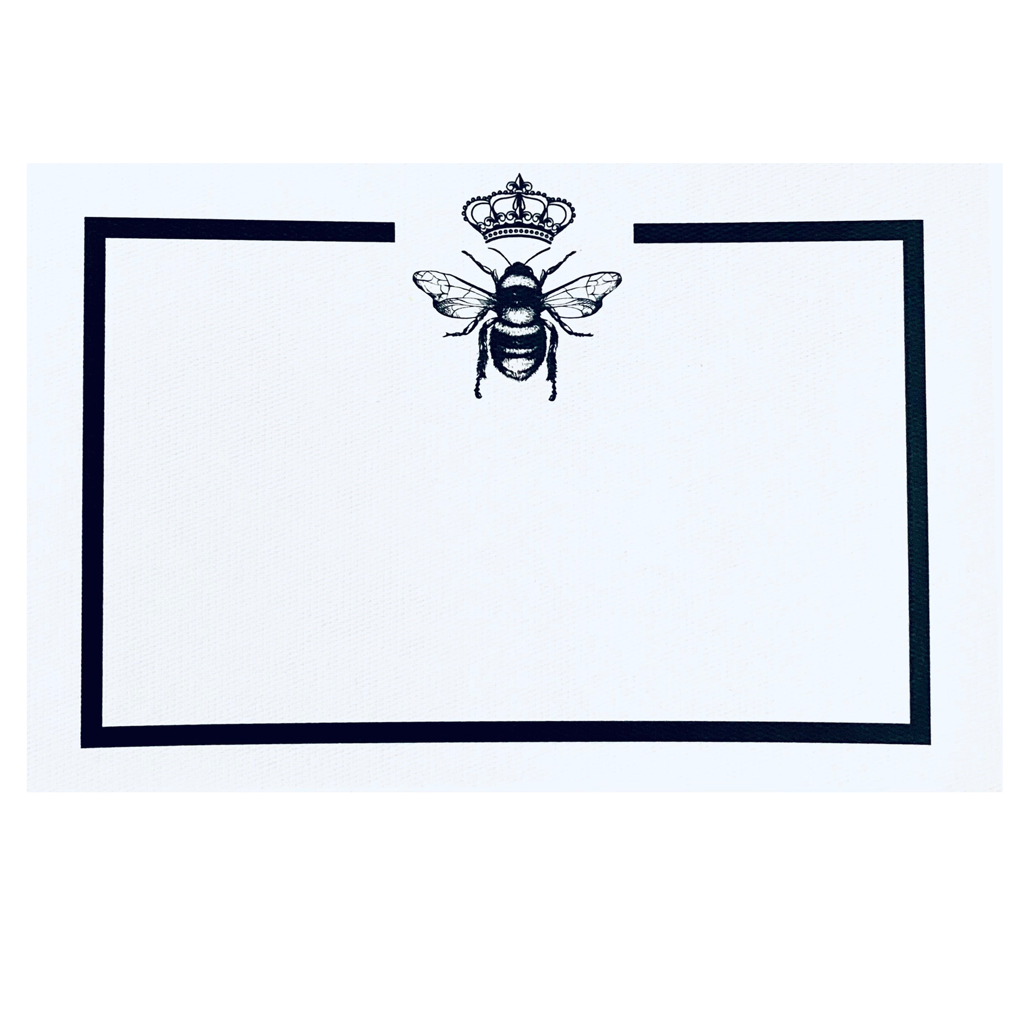 Tarjeta Abeja Reina Marco Mediana | IM: Idílicos | Scribanus