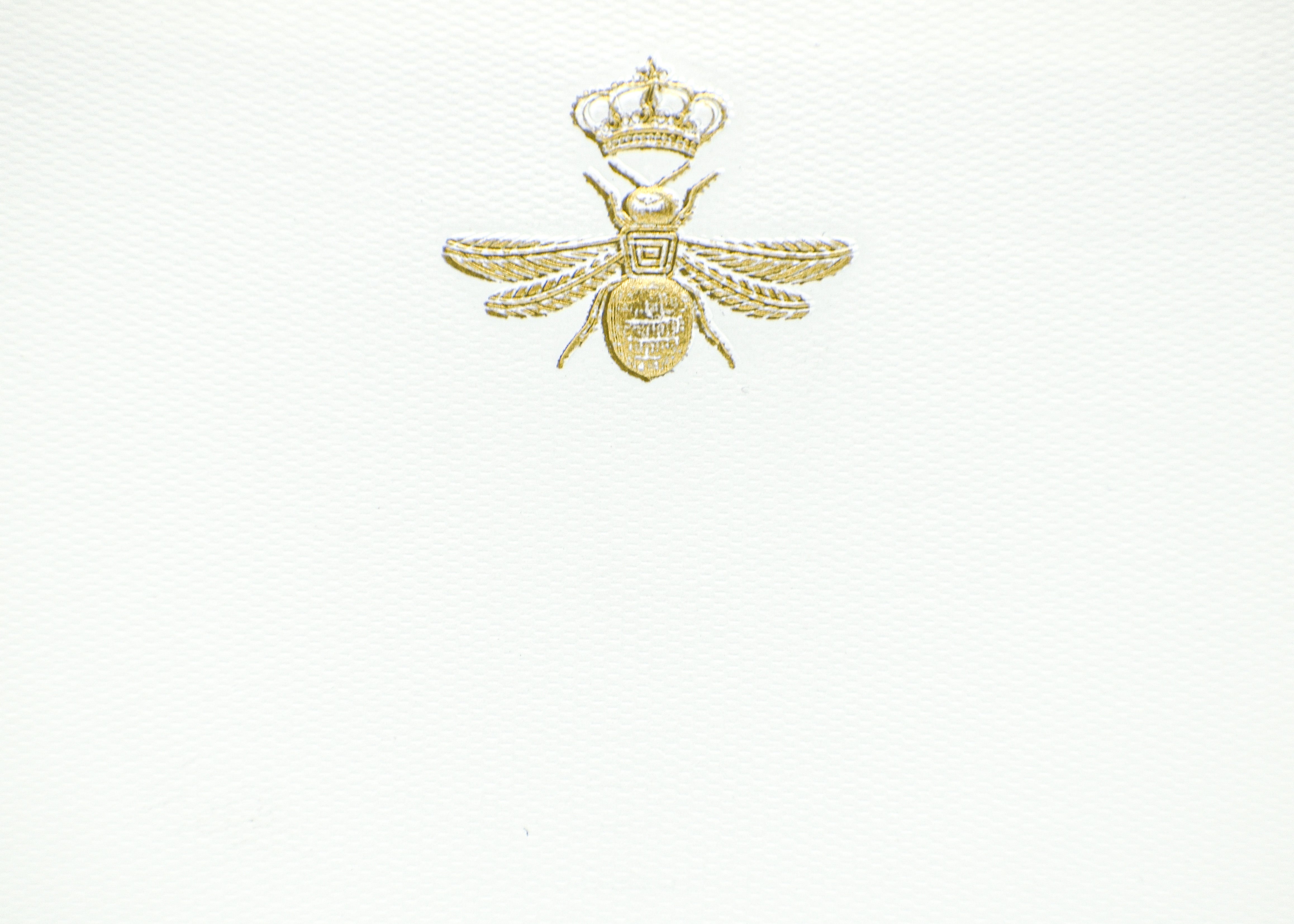 Tarjeta Abeja Reina Mediana | Tarjetas | Scribanus