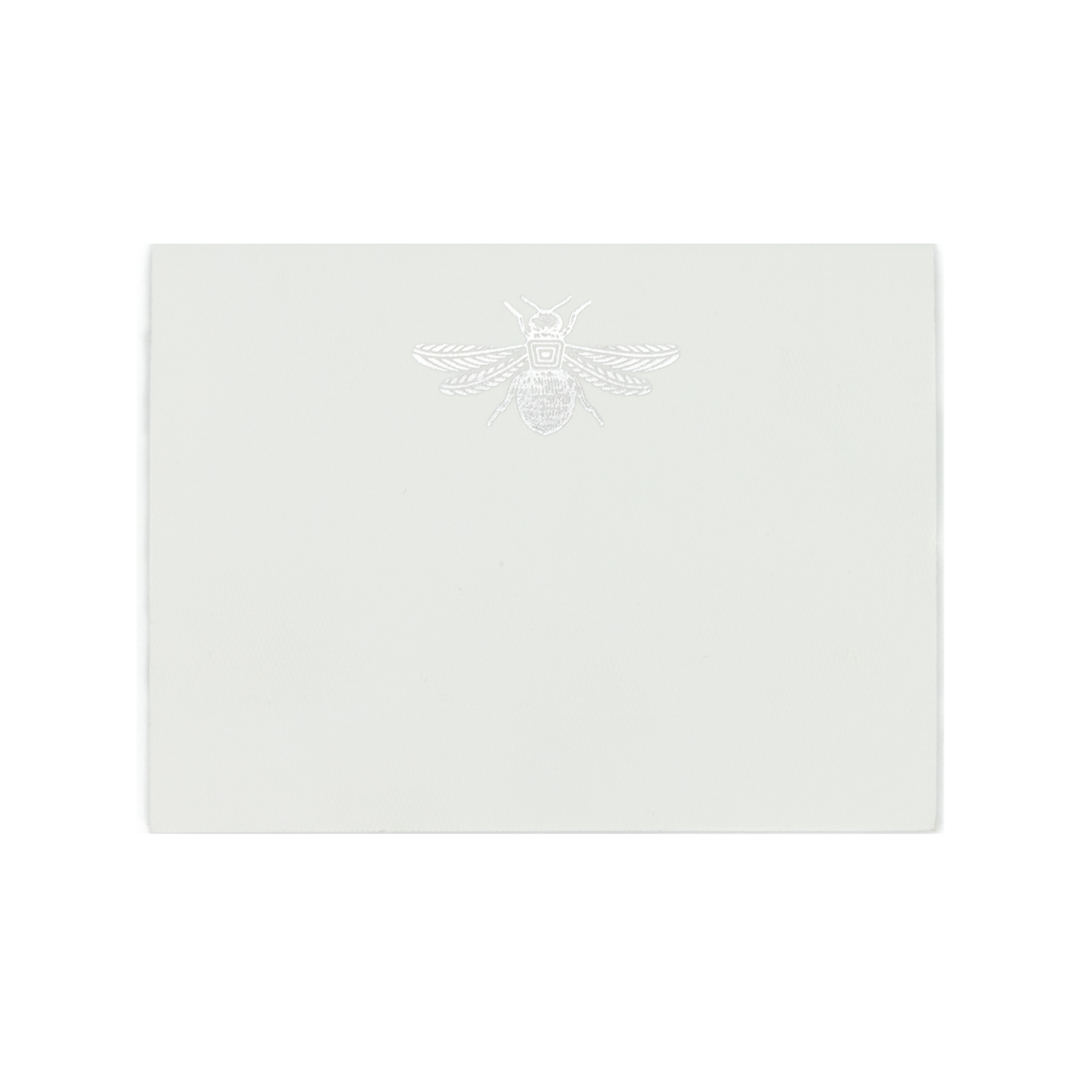 Tarjeta Abeja dorada superior chica doble | Tarjetas | Scribanus