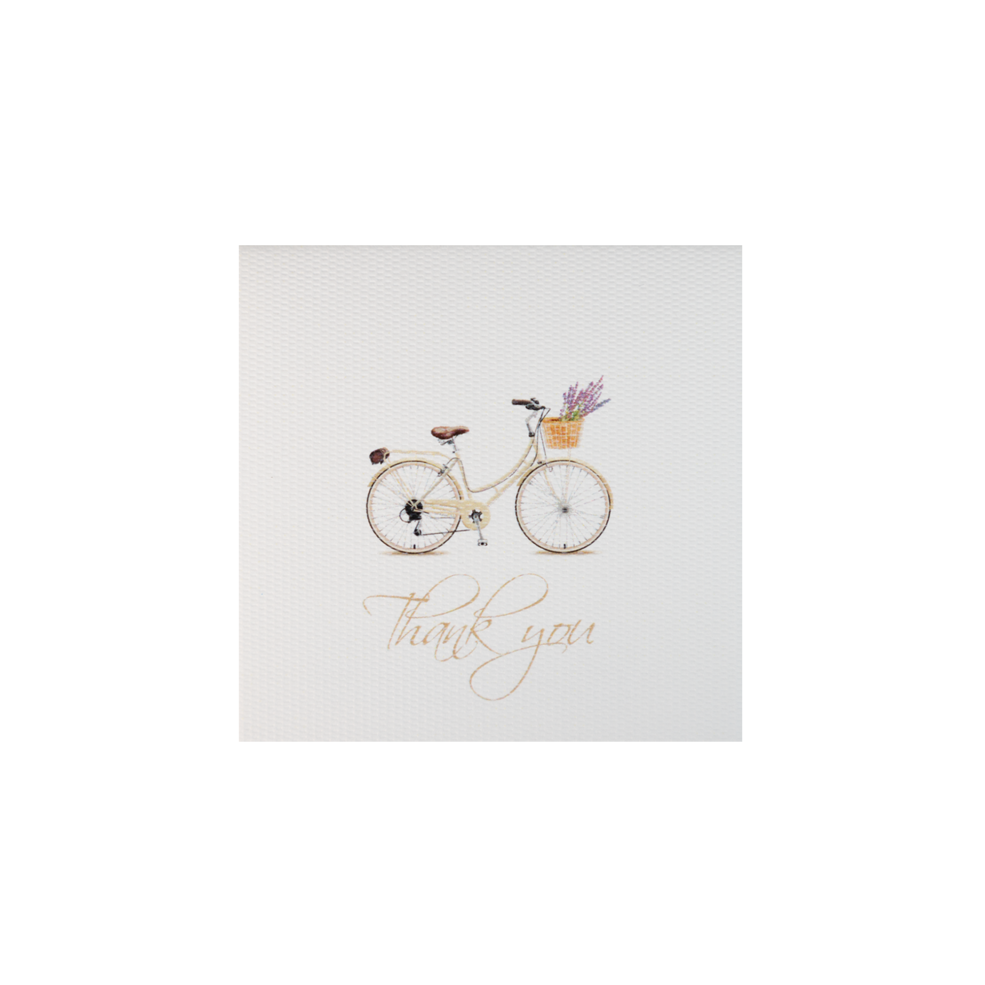 Tarjeta Bicicleta Thank you Mini | Tarjetas | Scribanus