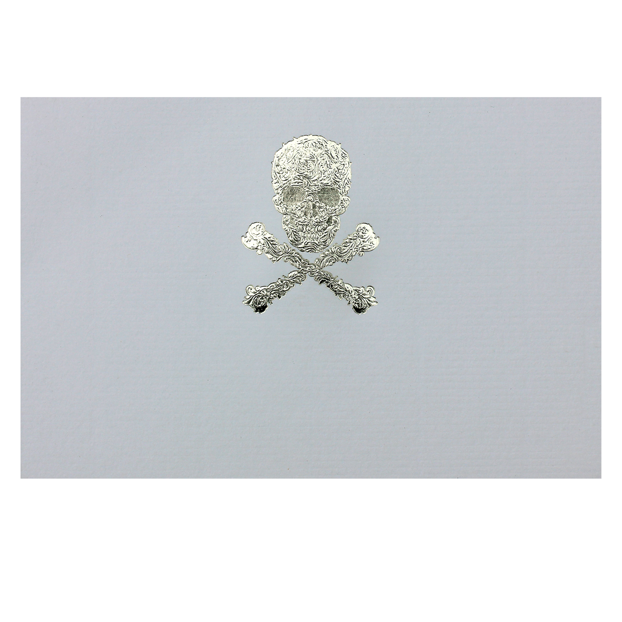 Tarjeta Calavera Mediana | GA: Objetos | Scribanus