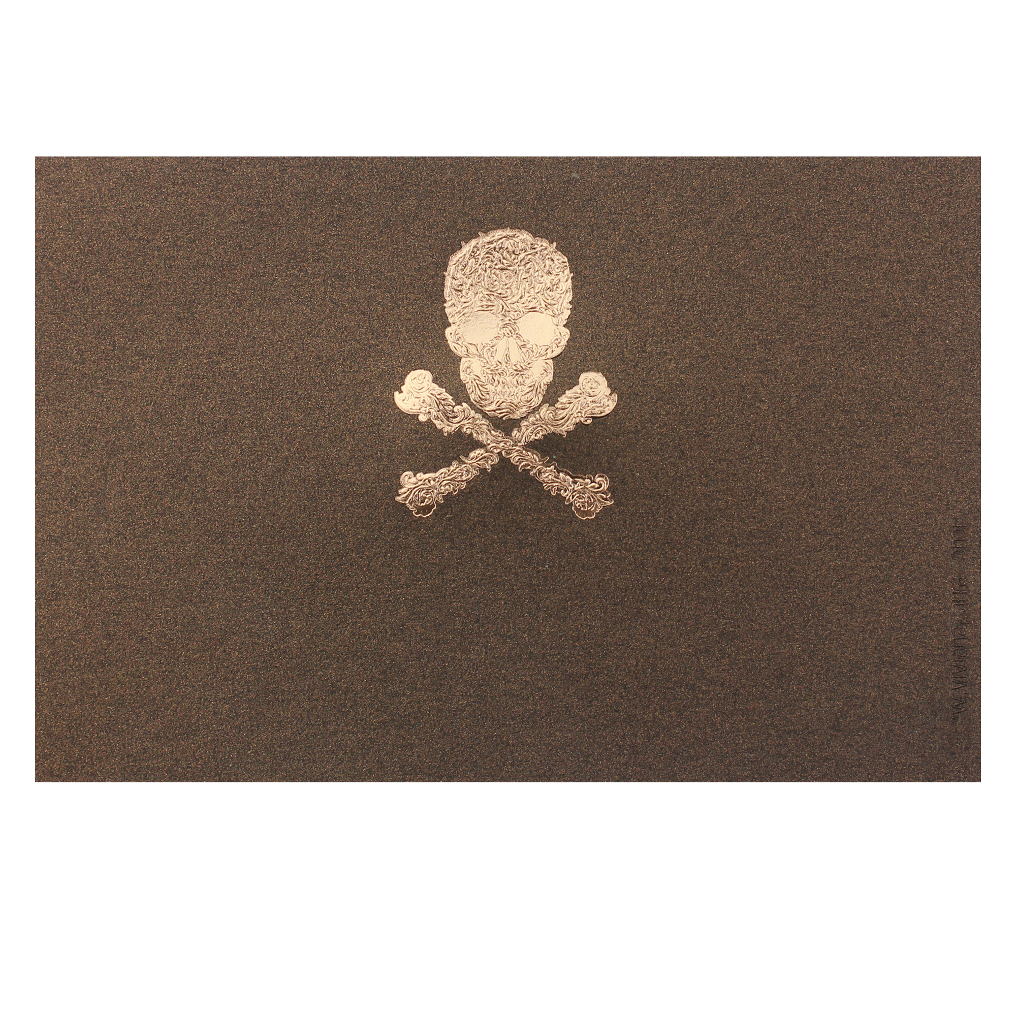 Tarjeta Calavera Mediana | GA: Objetos | Scribanus