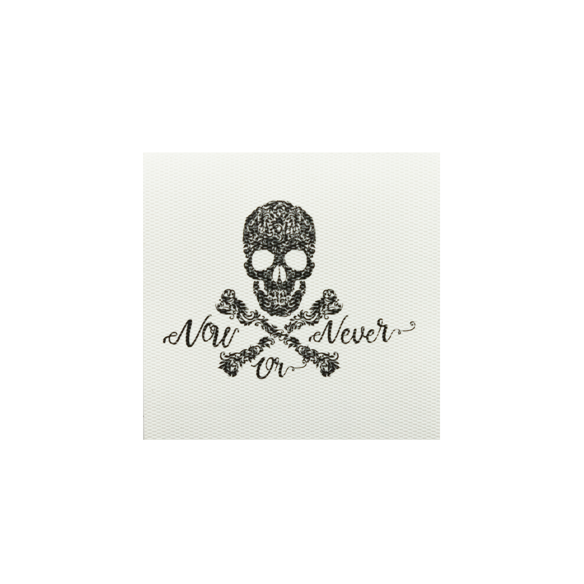 Tarjeta Calavera "Now or Never" Mini Doble | Tarjetas | Scribanus