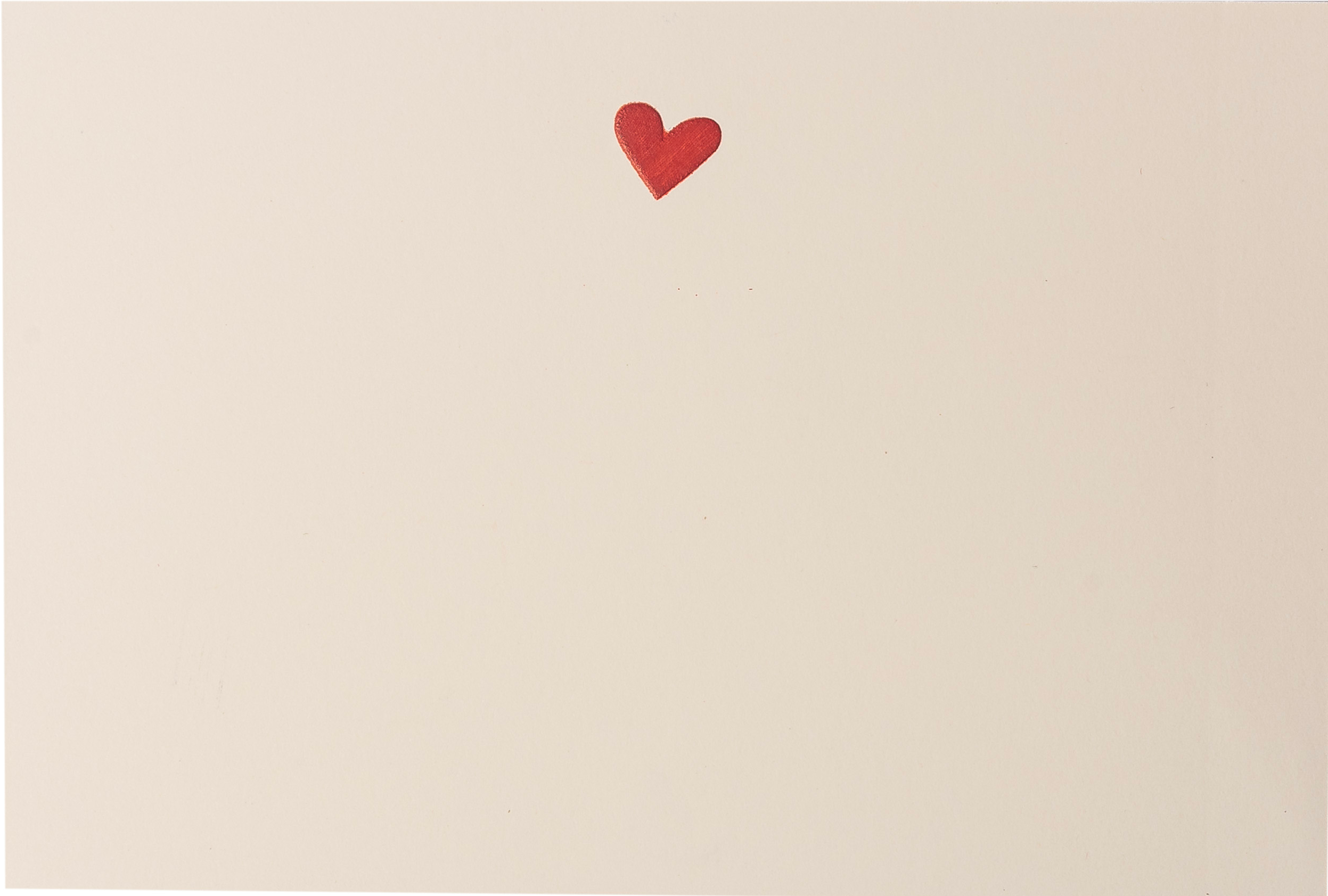 Tarjeta Corazón Mediana | Amor | Scribanus