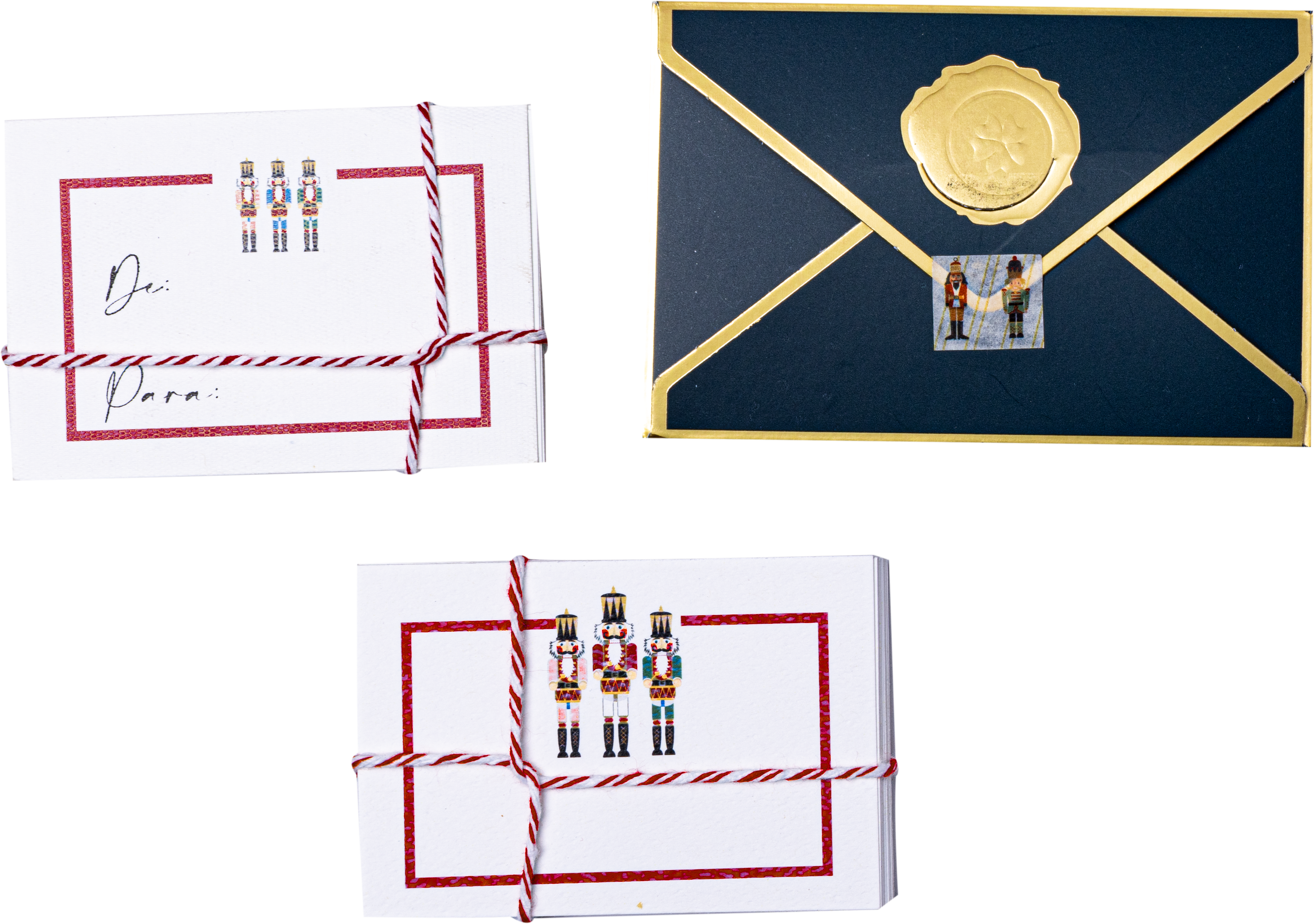 Tarjeta De/Para Nutcrackers | Scribanus