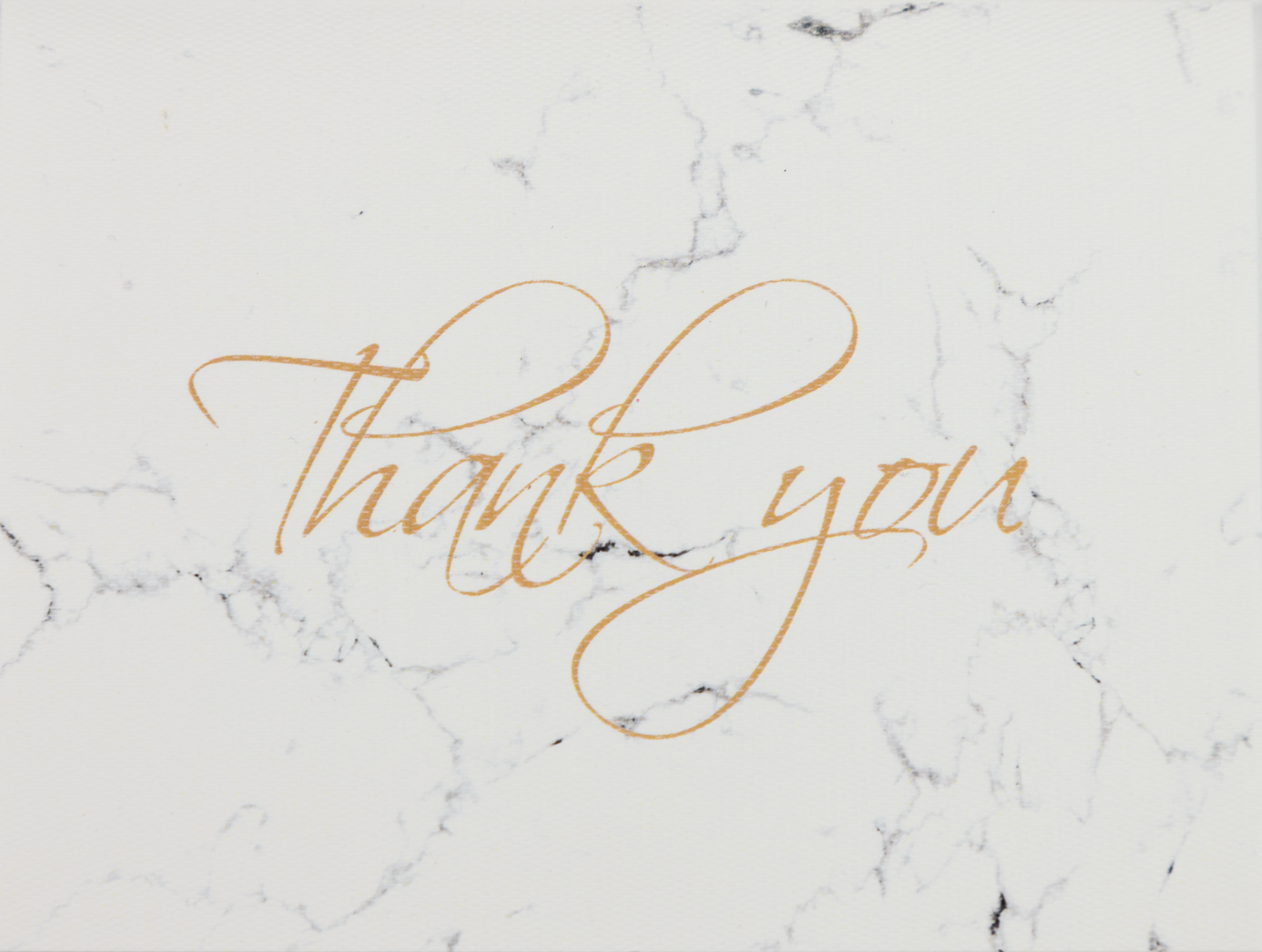 Tarjeta Mármol Thank you Mediana | AGRADECIMIENTOS | Scribanus