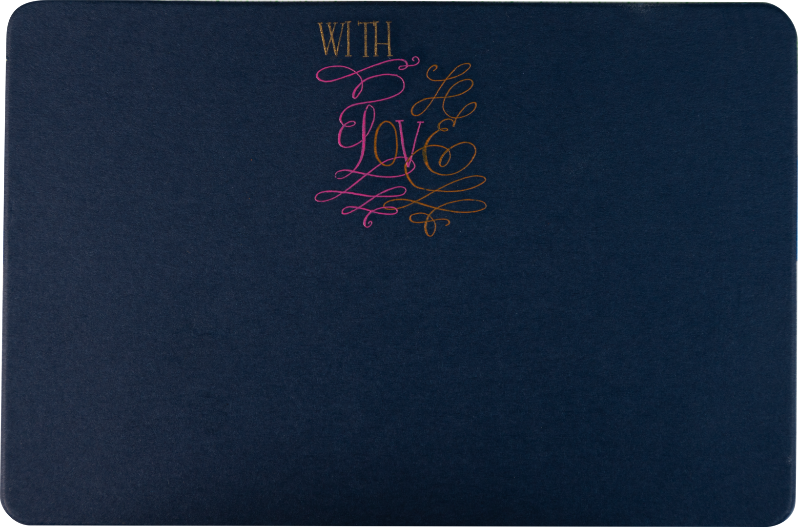 Tarjeta "With Love" Mediana E/R | Tarjetas | Scribanus