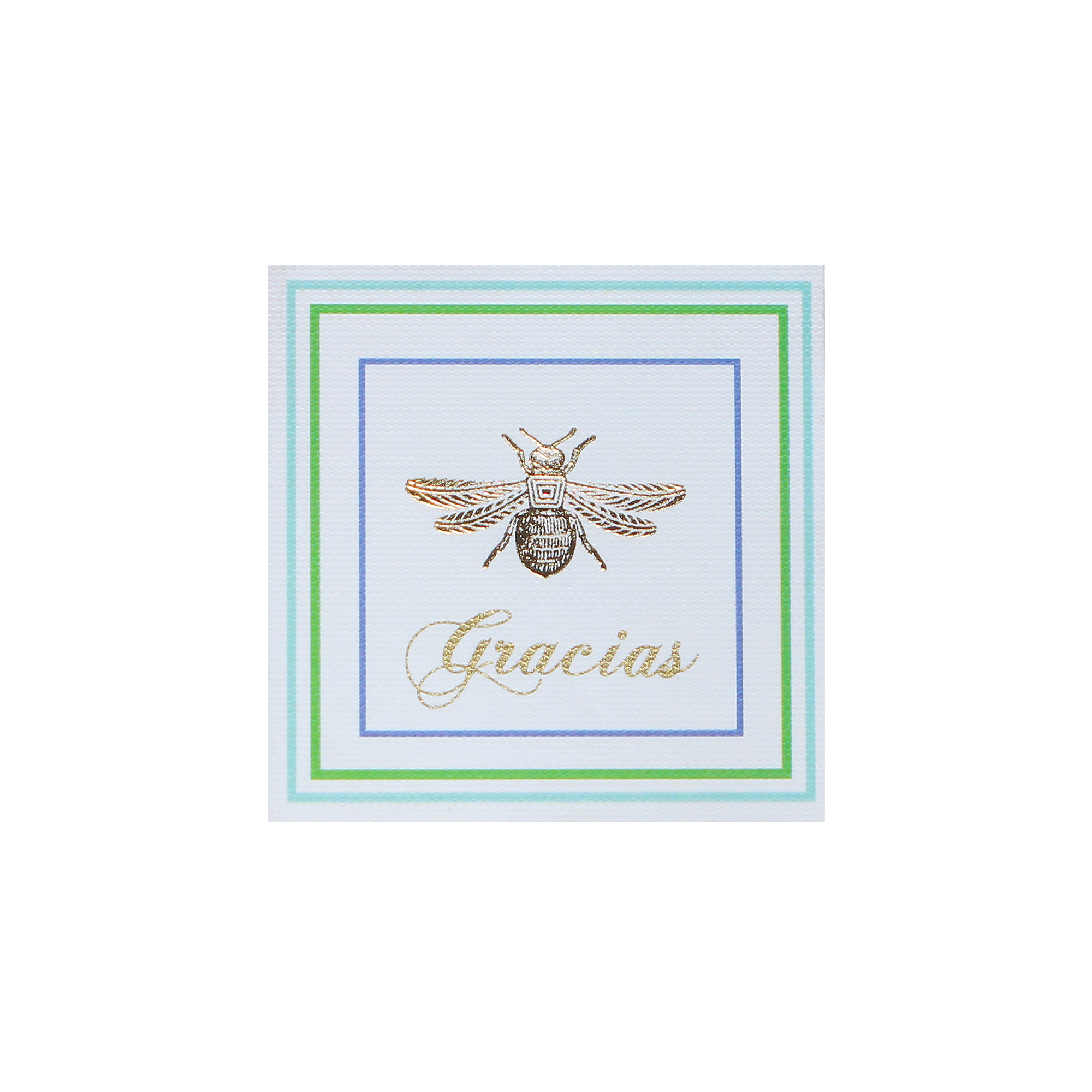 Tarjetas Abeja "Gracias" | Scribanus